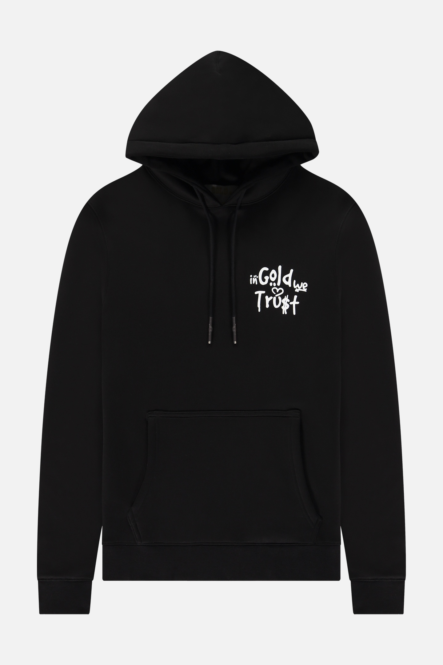 In Gold We Trust The Uni Black Maat: XS | Hoodies Outlet | Unisex | Zwart