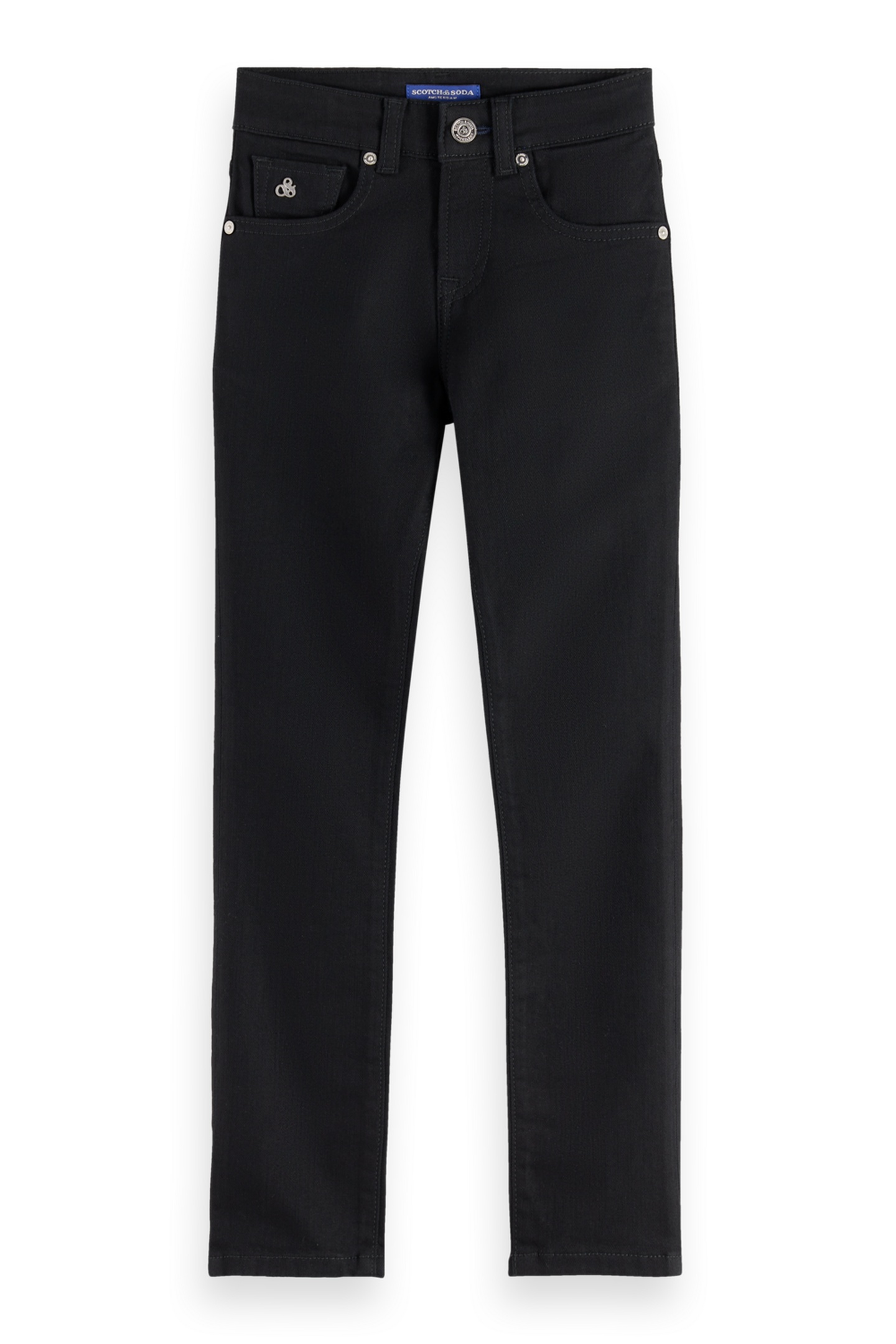 Scotch & Soda Boys Ralston Regular Slim Jeans Stay Black Stay Black Maat: 4 | Spijkerbroeken Outlet | kids | Zwart