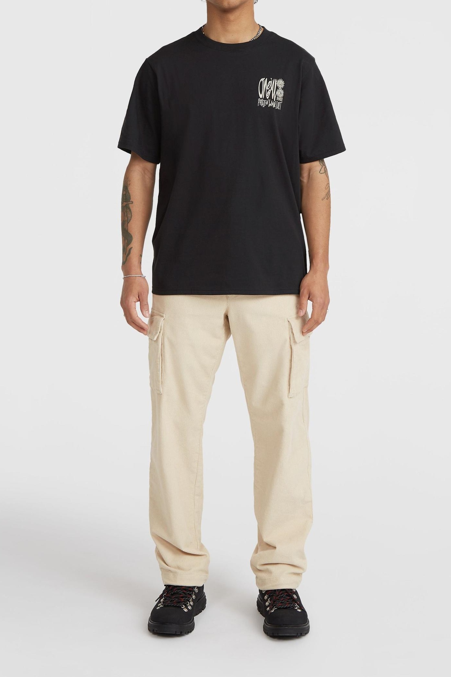 O'Neill Surf Heroes Graphic T-shirt Black Out Maat: L | T-shirts met Print Outlet | Heren | Zwart