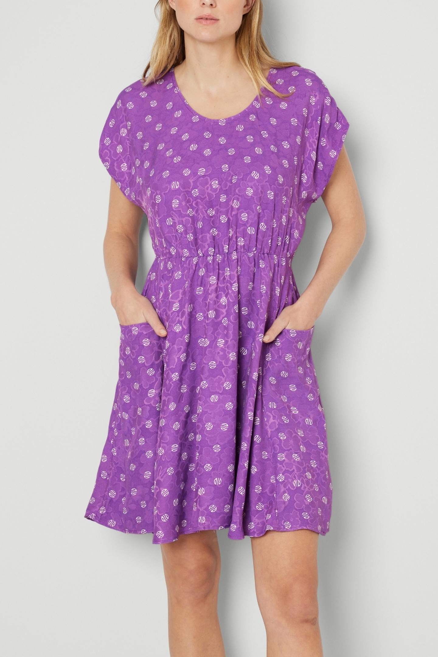 American Vintage Bukbay Robe Anita Maat: M | Mini Jurken Outlet | Dames | Paars