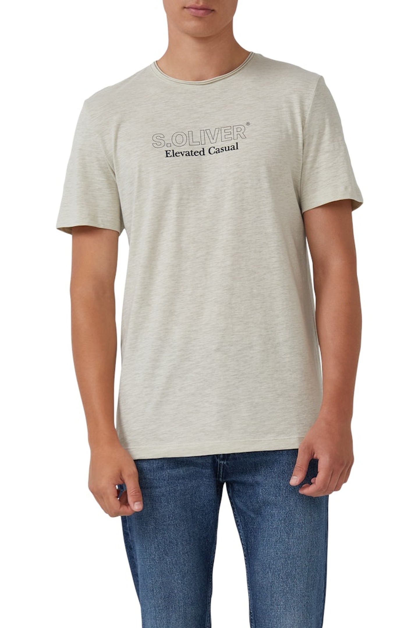 s.Oliver  T-shirts White Maat: XL | Basic T-Shirts Outlet | Heren | Wit