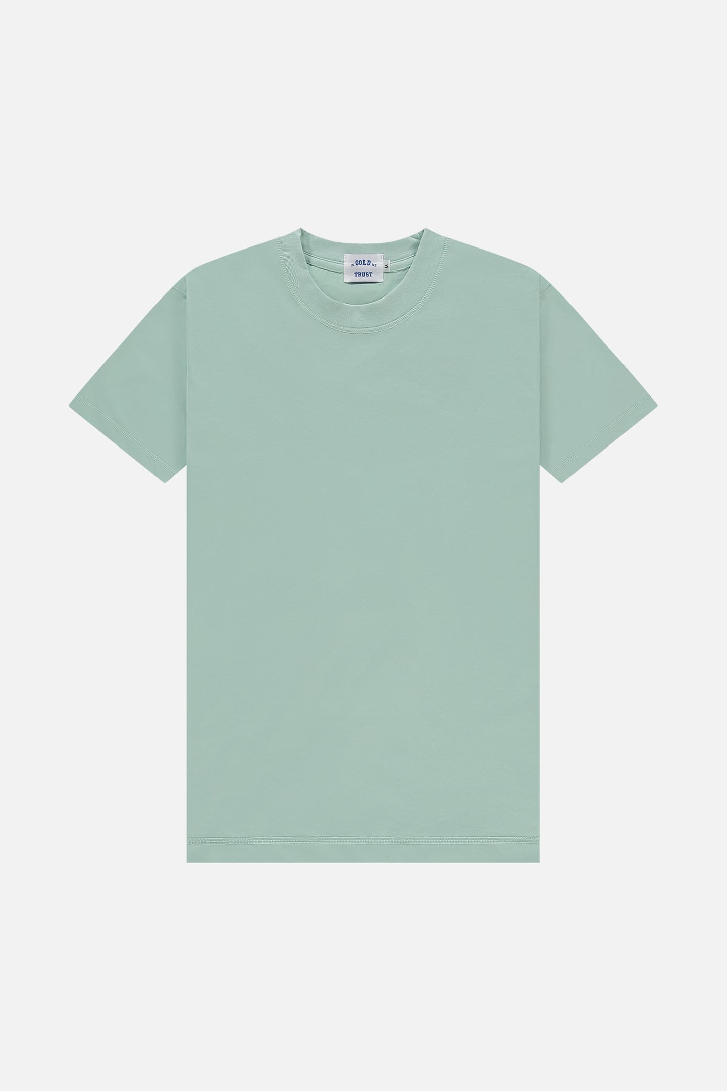 In Gold We Trust The Time Tee Green Maat: M | Tops Outlet | Unisex | Groen