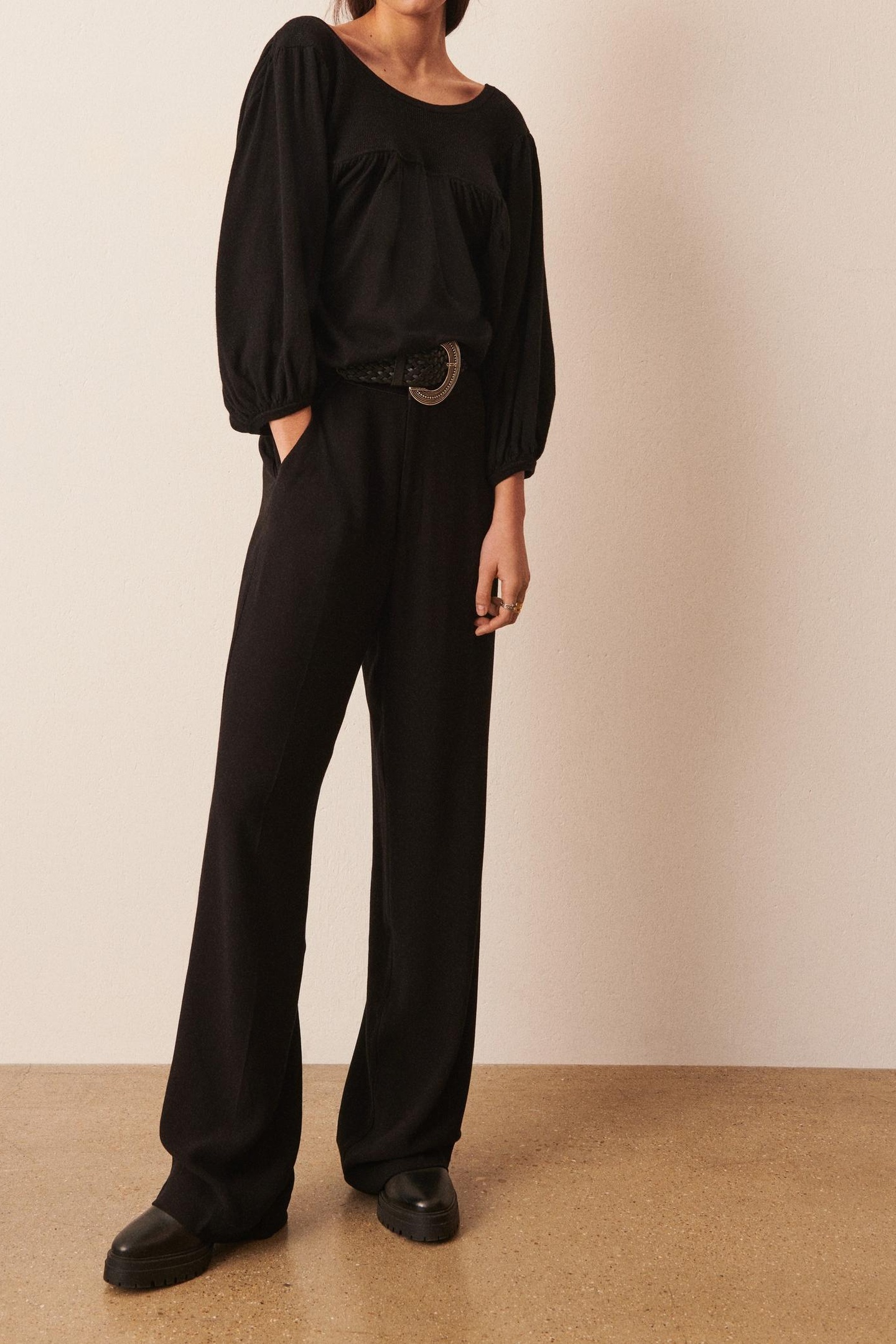 BA&SH Pull Hamza Noir Maat: S | Longsleeves Outlet | Dames | Zwart