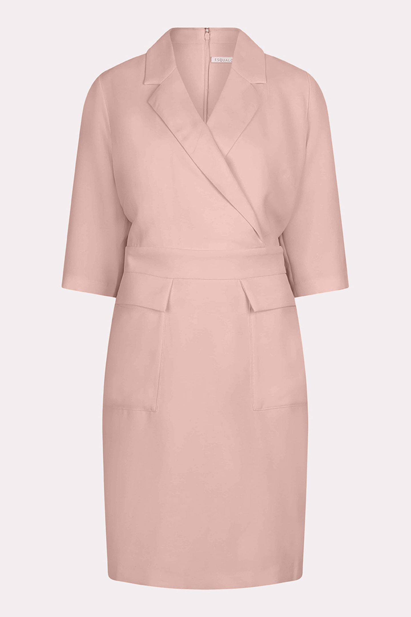 EsQualo Dress Cargo City Chalk Pink Maat: 40 | Blousejurken Outlet | Dames | Roze