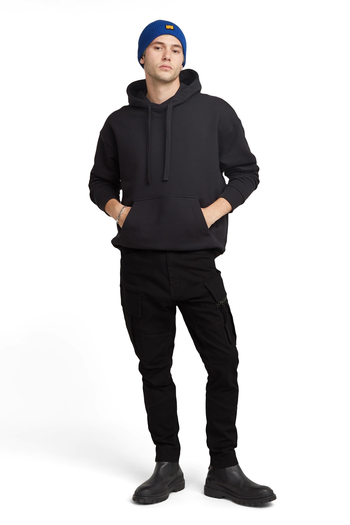 G-Star Zip Pocket 3d Skinny Cargo 2.0 Black Maat: W36L34 | Cargobroeken Outlet | Heren | Zwart