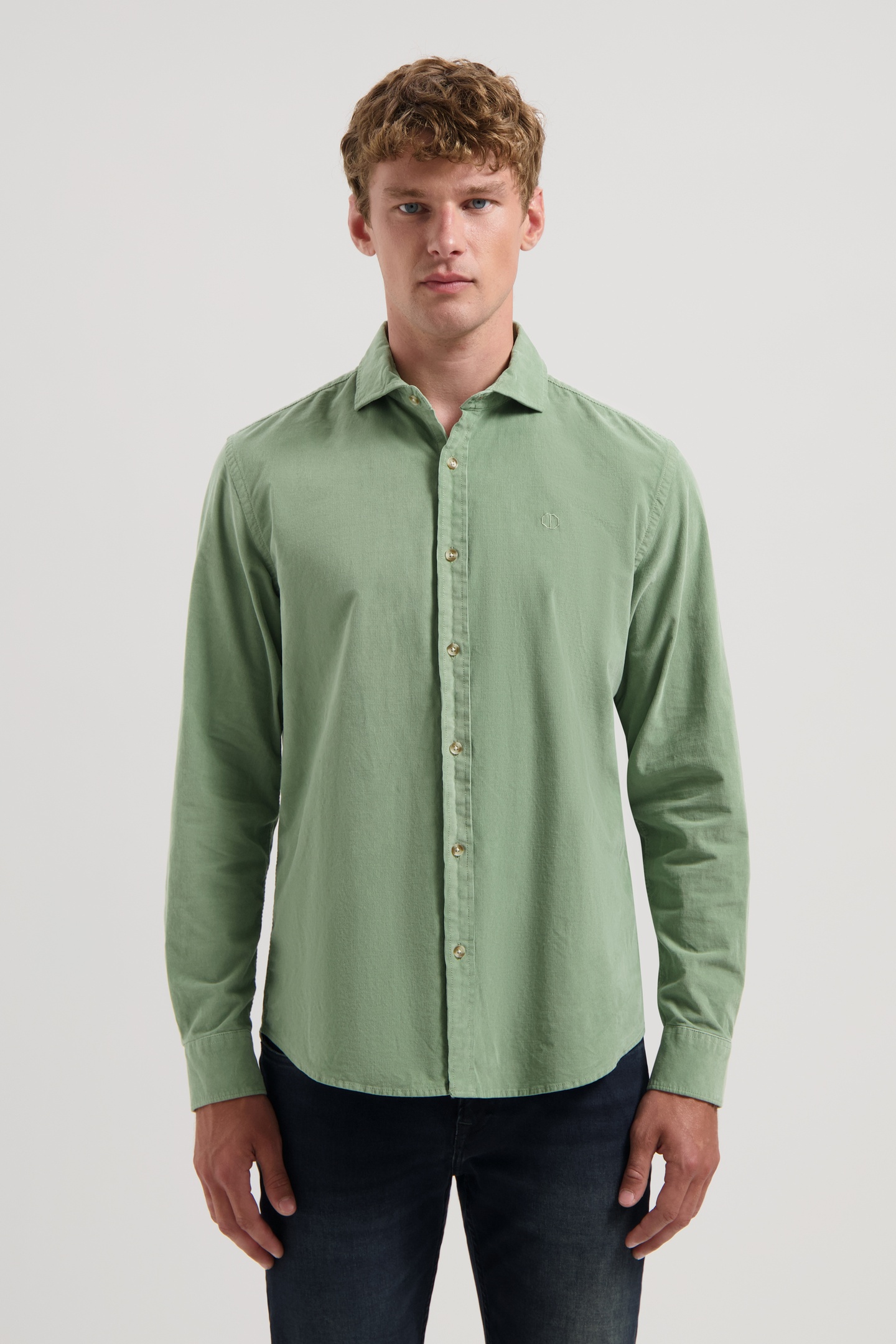 Dstrezzed Ds_roul Shirt Lt. Army Maat: S | Casual Overhemden Outlet | Heren | Groen