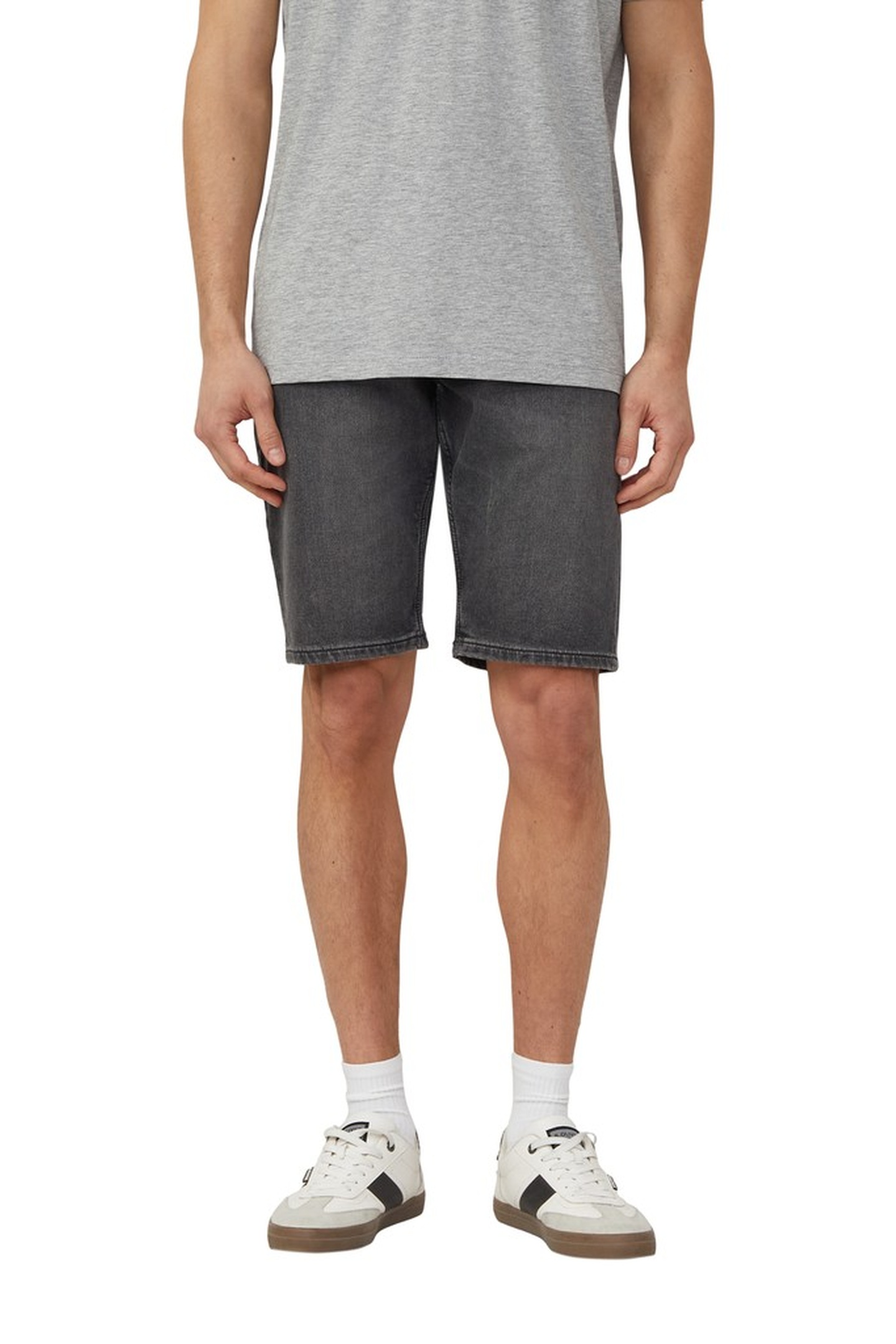 s.Oliver  Jeans Shorts Grey Denim Maat: W31 | Spijkershorts Outlet | Heren | Grijs