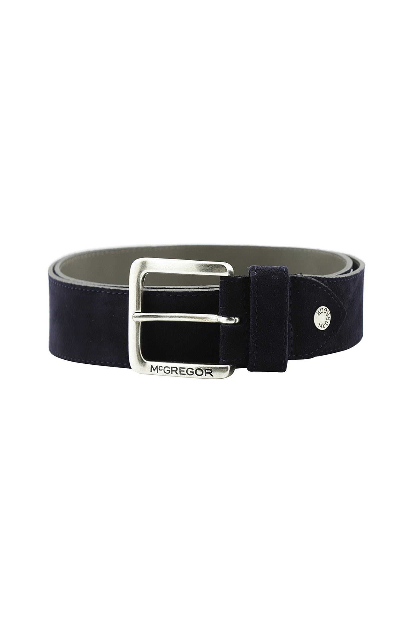 McGregor Suede Belt Navy Maat: 105 | Riemen Outlet | Heren | Blauw