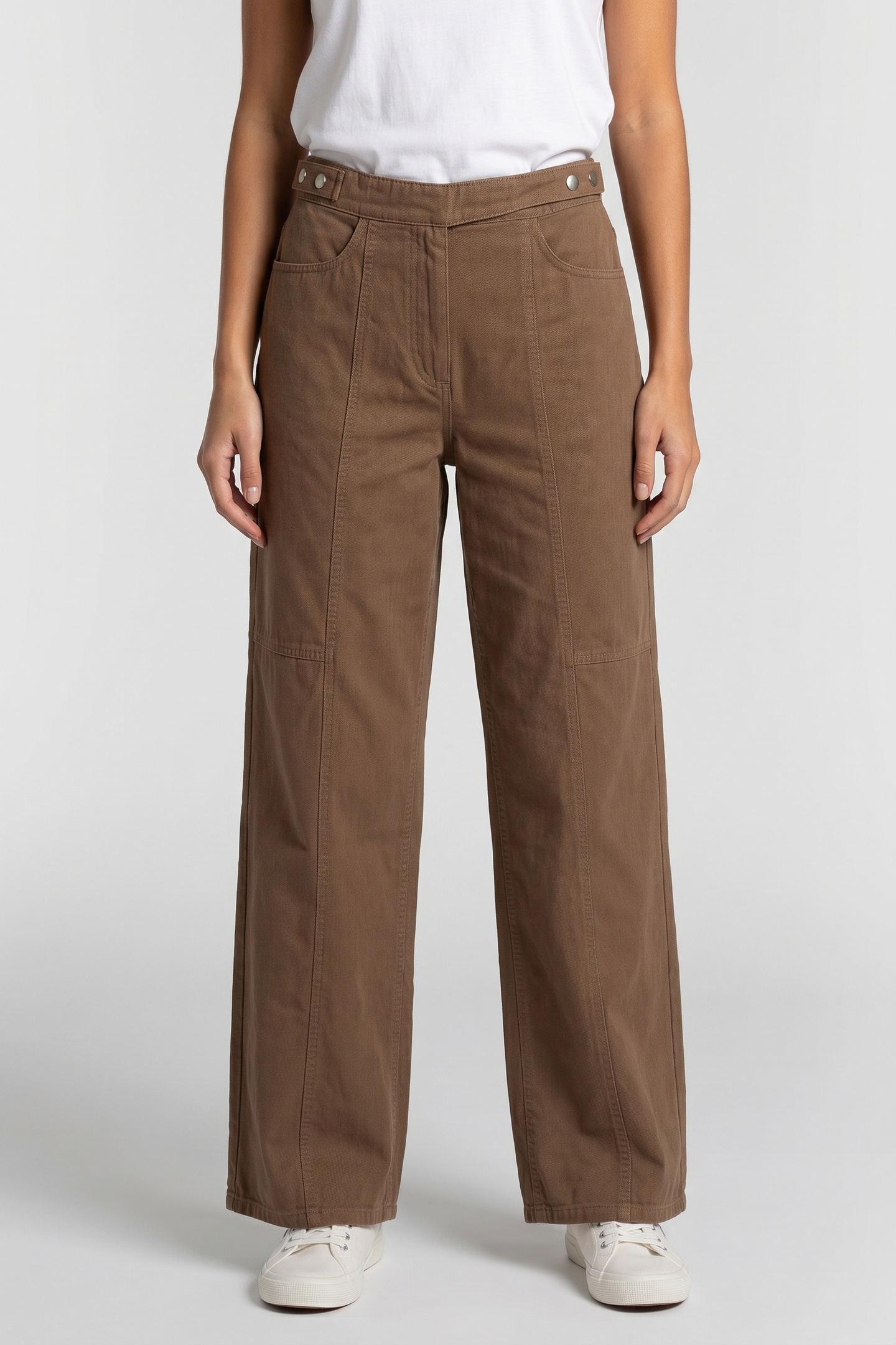 & Other Stories Francise Trouser Beige Maat: 36 | Straight Broeken Outlet | Dames | Bruin