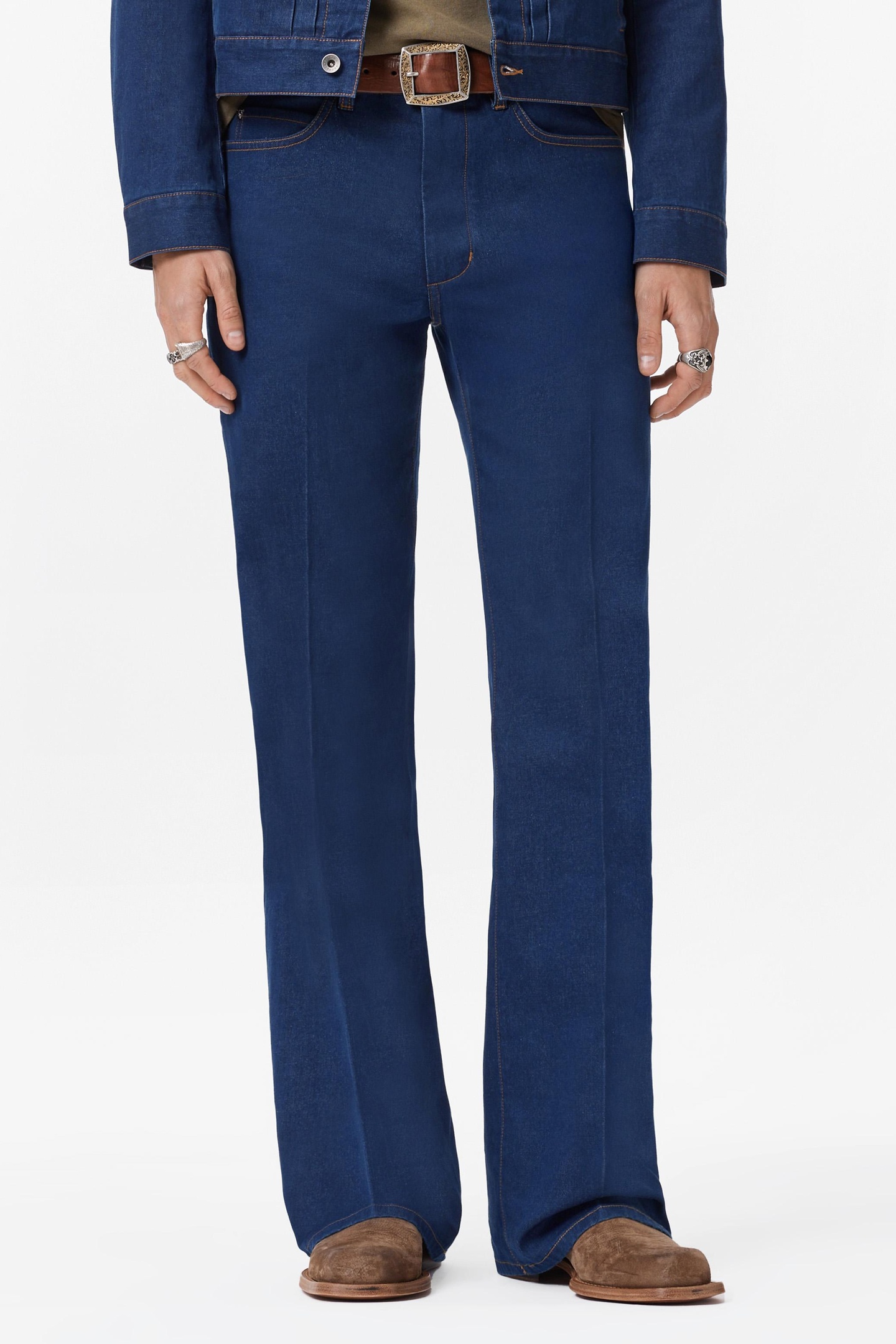 John Varvatos Silas - Straight Fit Jean Hpp Version Lake Blue Maat: W33 | Straight Jeans Outlet | Heren | Blauw