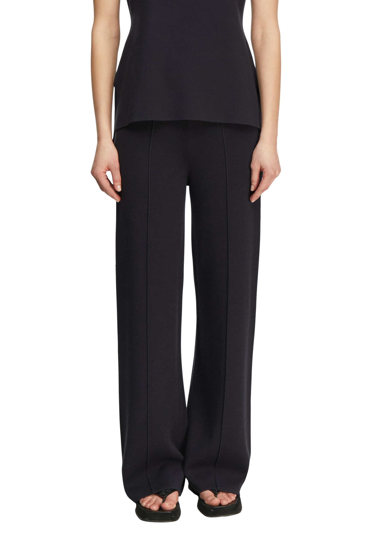 Comma  Pants Marine Maat: W42 | Pantalons Outlet | Dames | Zwart