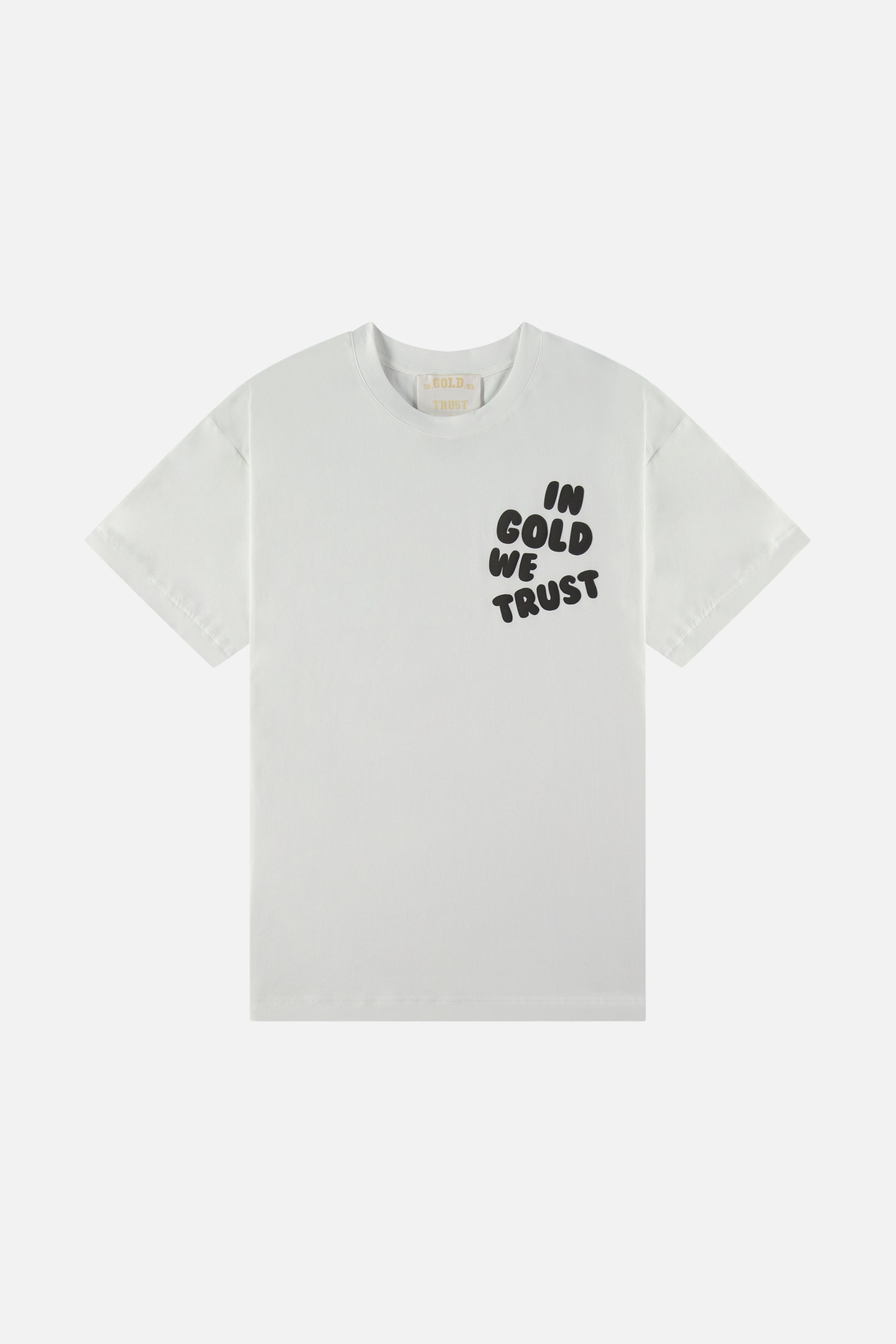 In Gold We Trust The Kush Blanc De Blanc Maat: L | Tops Outlet | Unisex | Wit