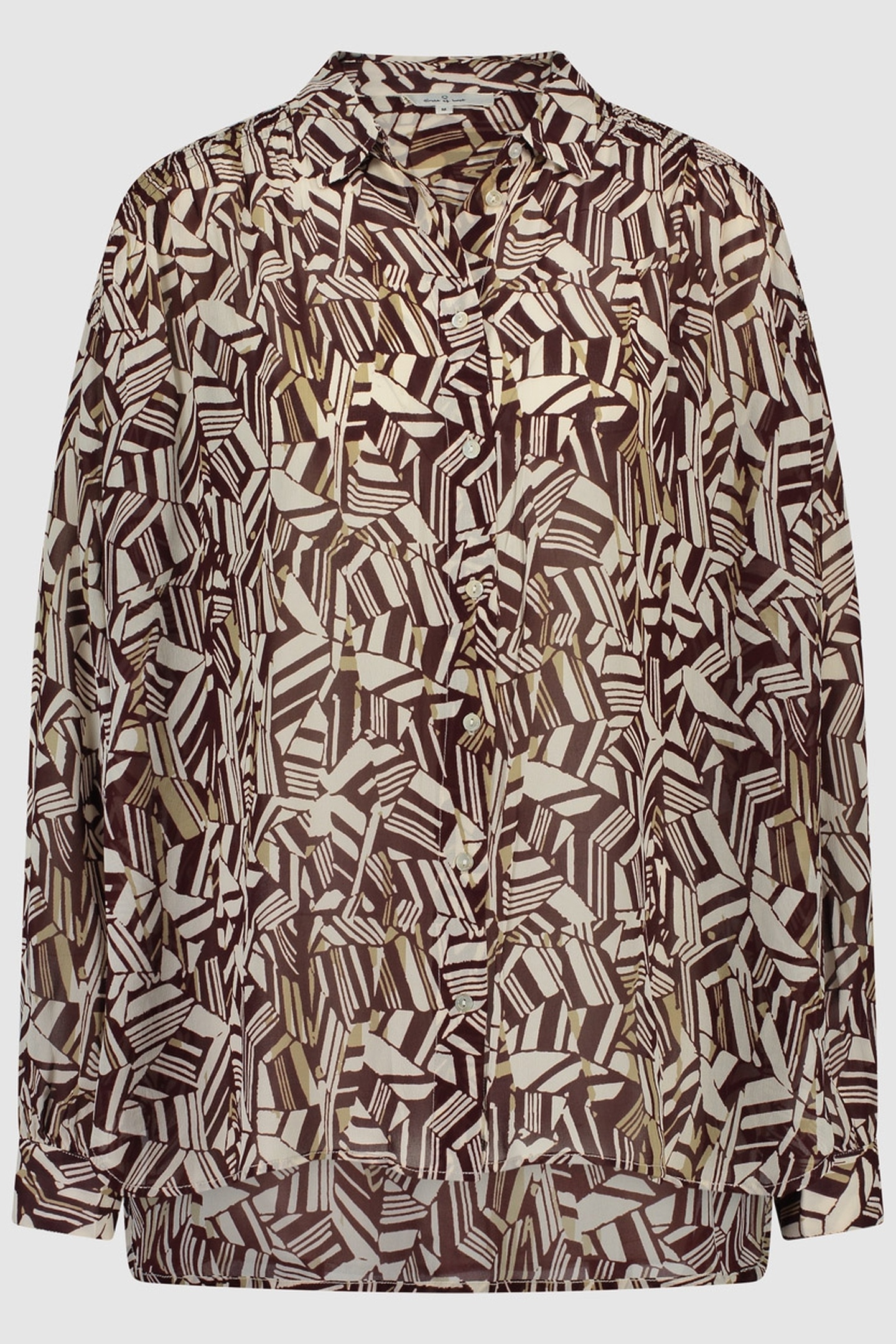 Circle of Trust Danique Blouse Retro Ruby Maat: L | Longsleeves Outlet | Dames | Bruin