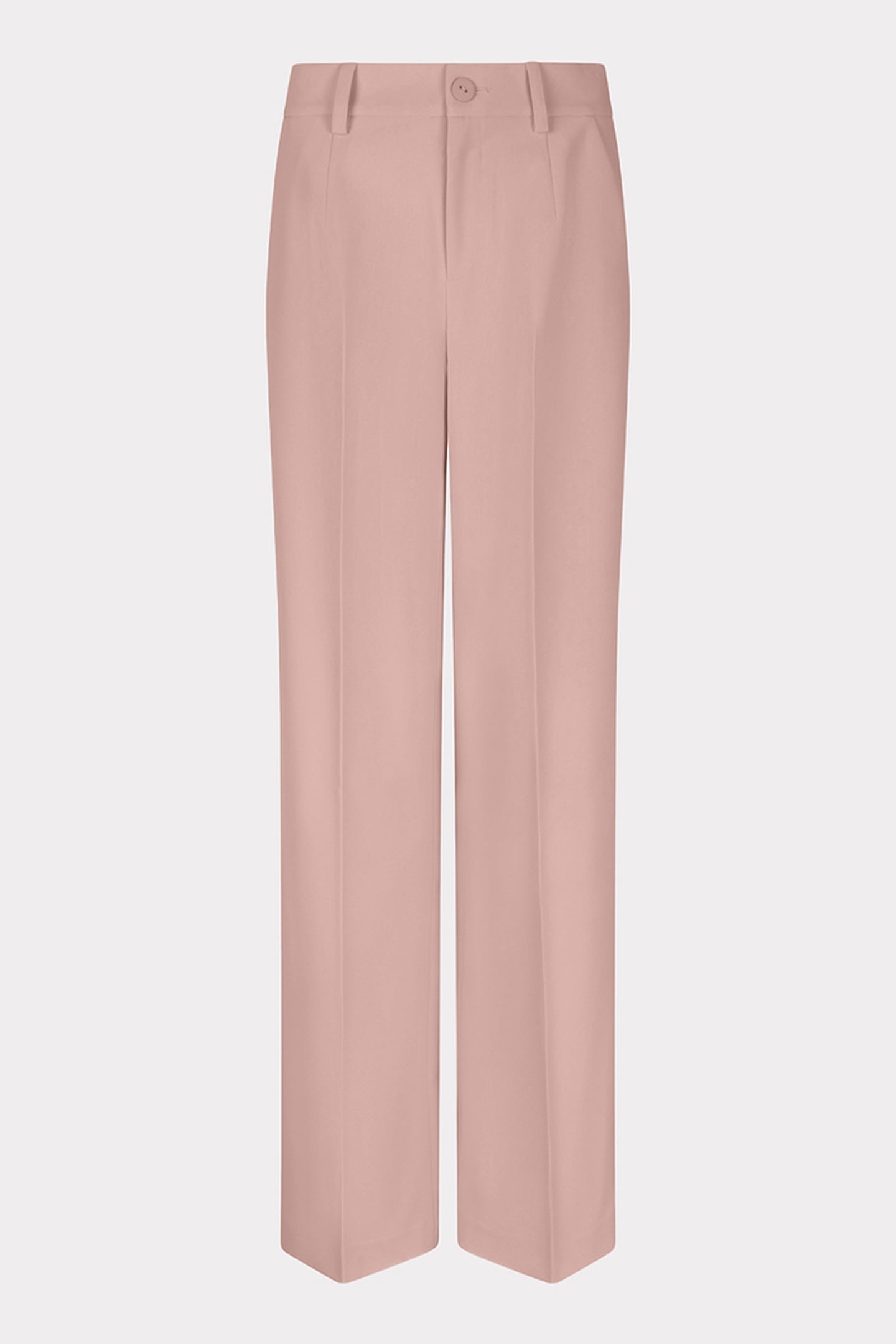 EsQualo Trousers Wide Elastic City Chalk Pink Maat: 34 | Pantalons Outlet | Dames | Roze