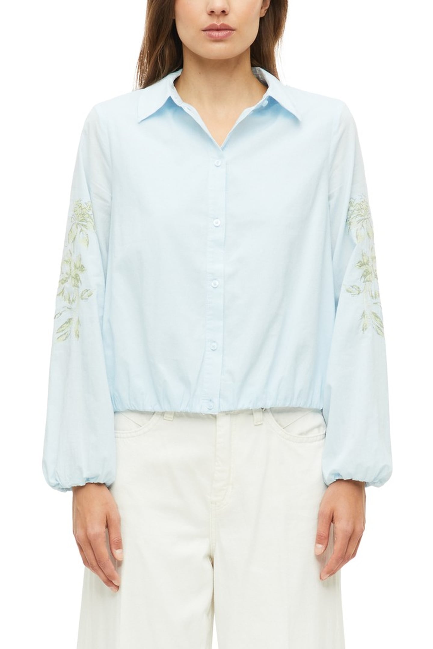 s.Oliver Blouses Blue Maat: 40 | Longsleeves Outlet | Dames | Blauw