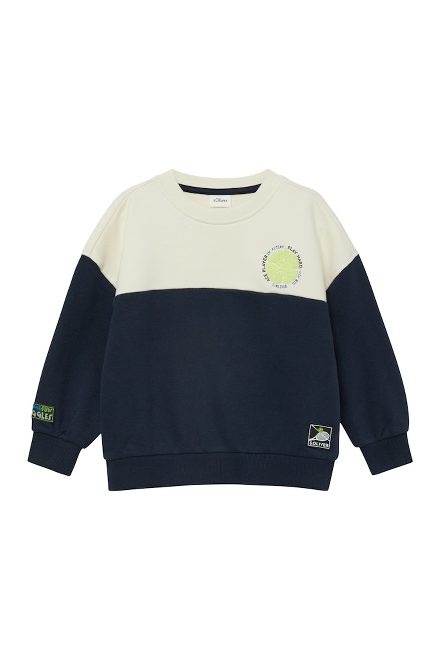 s.Oliver Sweatshirts Marine Maat: 92/98 | Truien Outlet | Unisex | Blauw