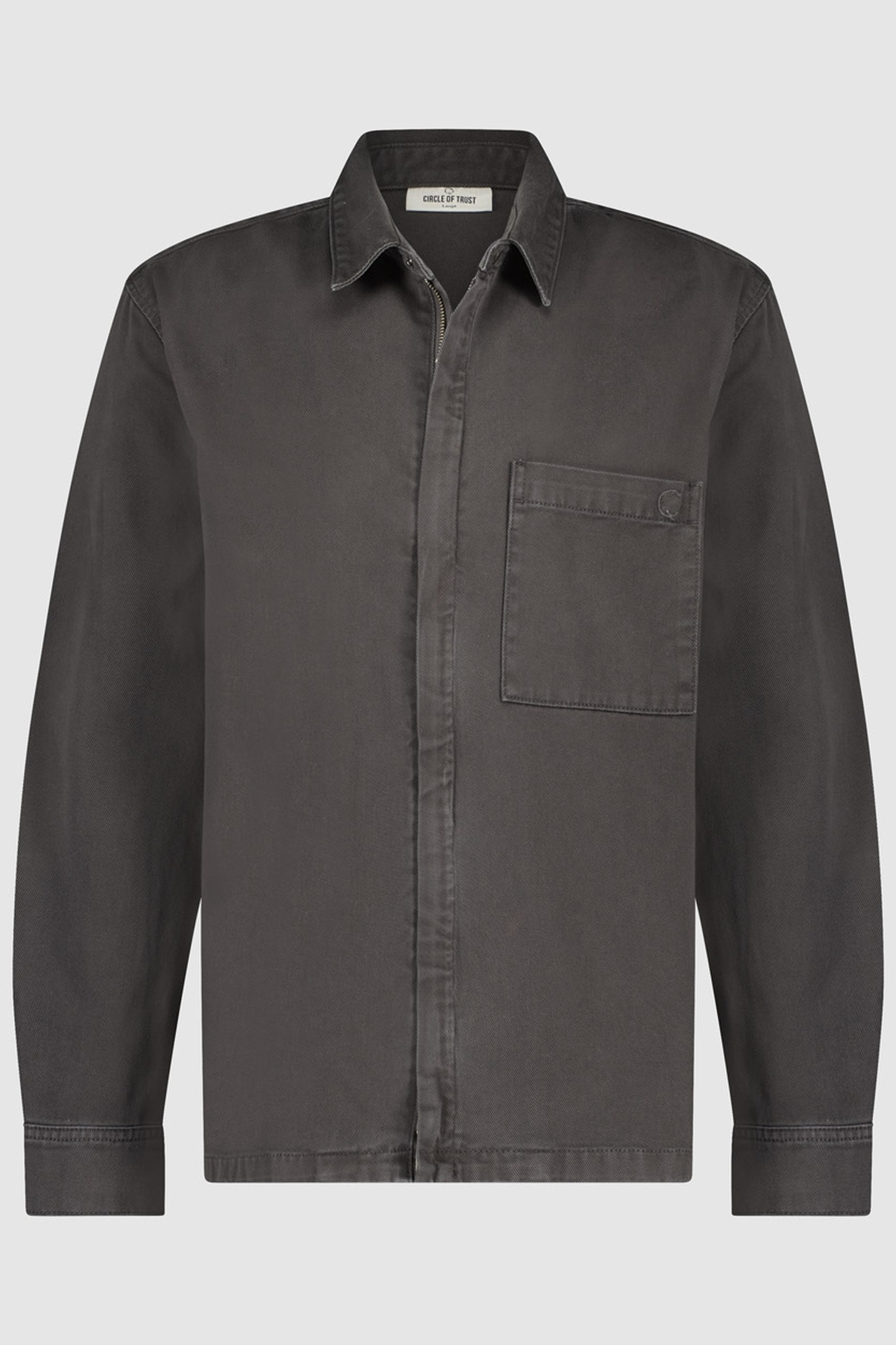 Circle of Trust Brody Overshirt Steel Maat: XXL | Casual Overhemden Outlet | Heren | Grijs