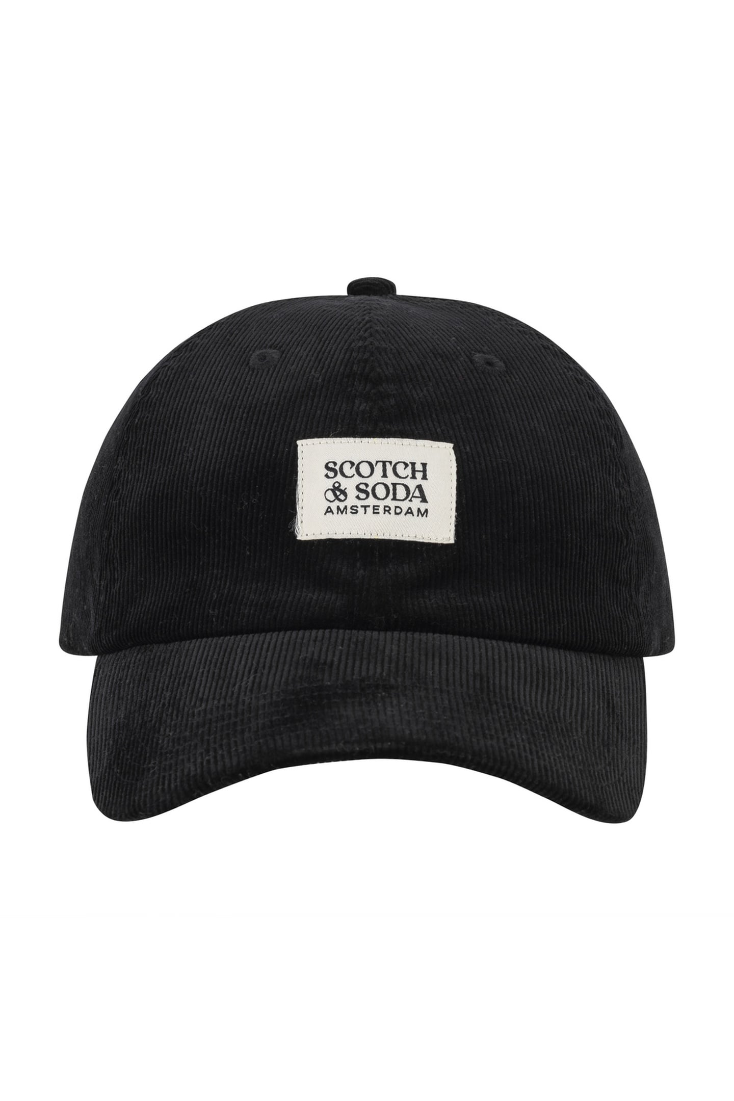 Scotch & Soda Unisex S&s Corduroy Adjustable Cap Green Maat: OS | Hoeden Outlet | Unisex | Zwart