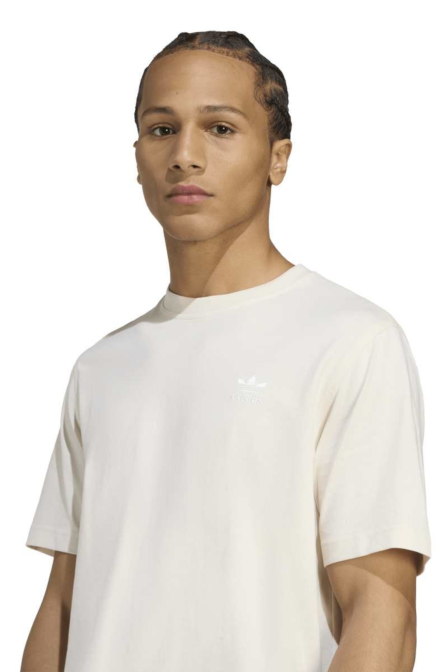 Adidas Unisex Originals Trefoil Essentials T-shirt Wonder White Maat: XL | Tops Outlet | Unisex | Wit