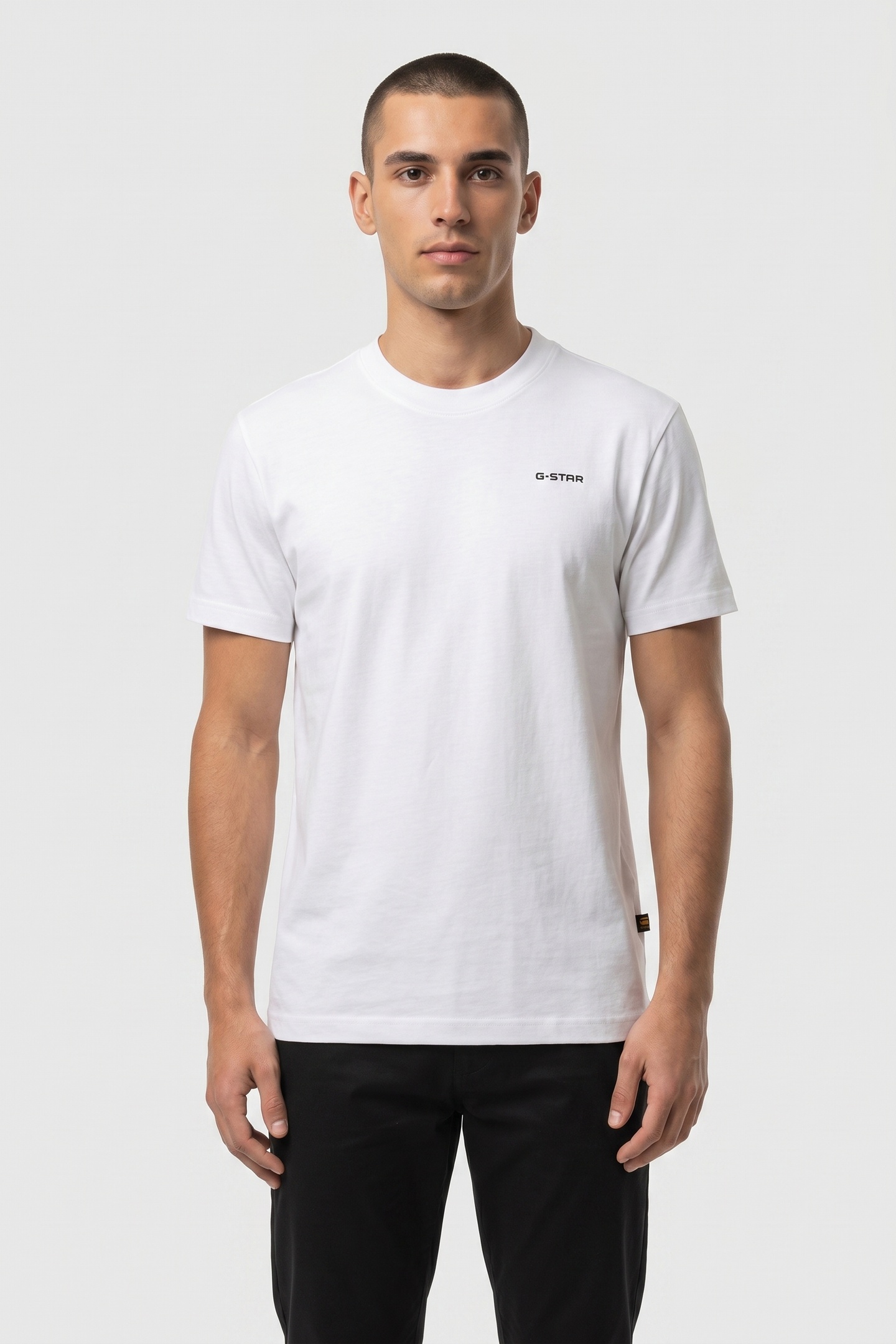 G-Star Chest Logo R T White Maat: XXL | Basic T-Shirts Outlet | Heren | Wit
