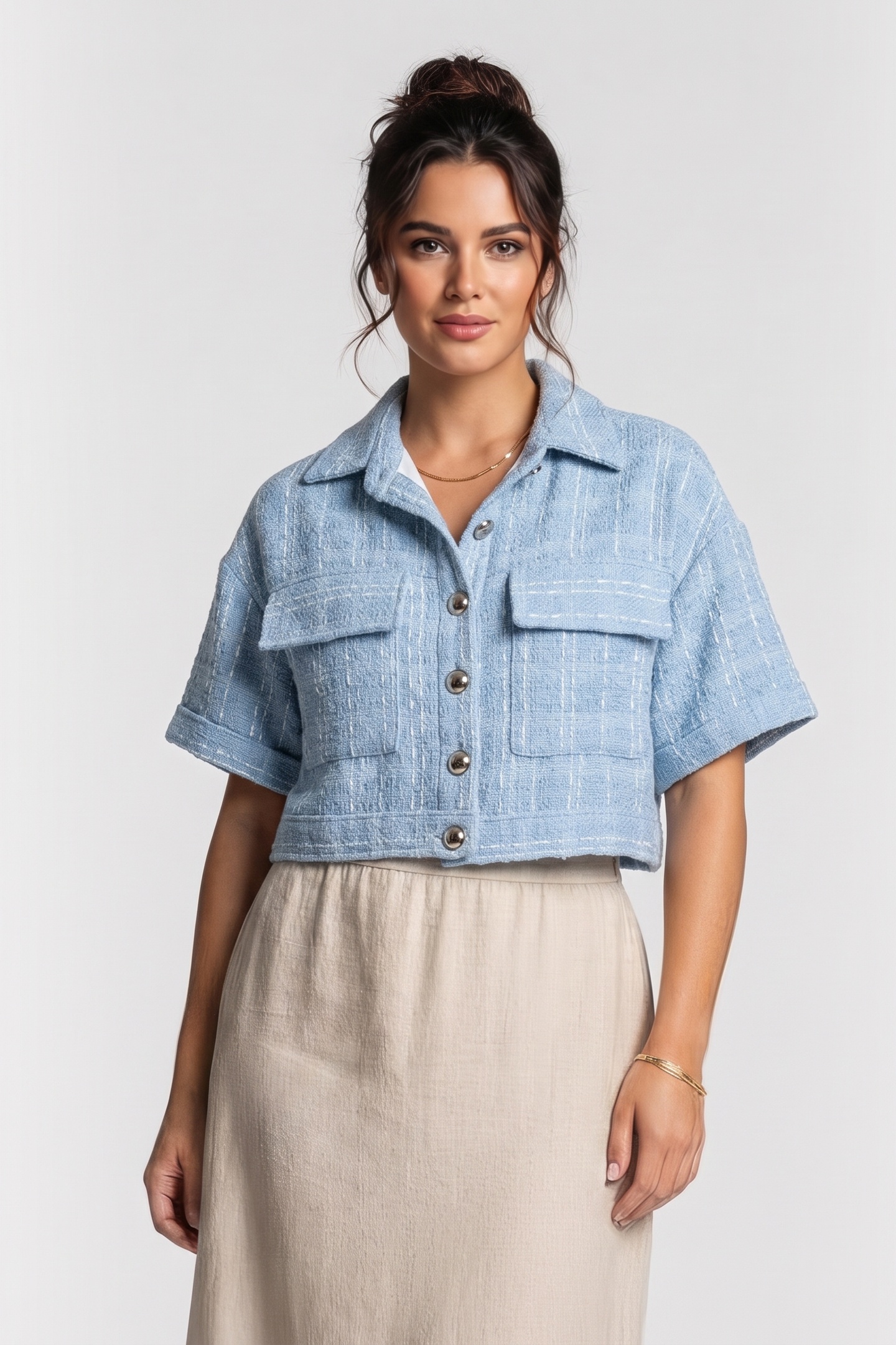 IRO Paris Zilan Jacket Blue Maat: 34 | Korte Jassen Outlet | Dames | Blauw