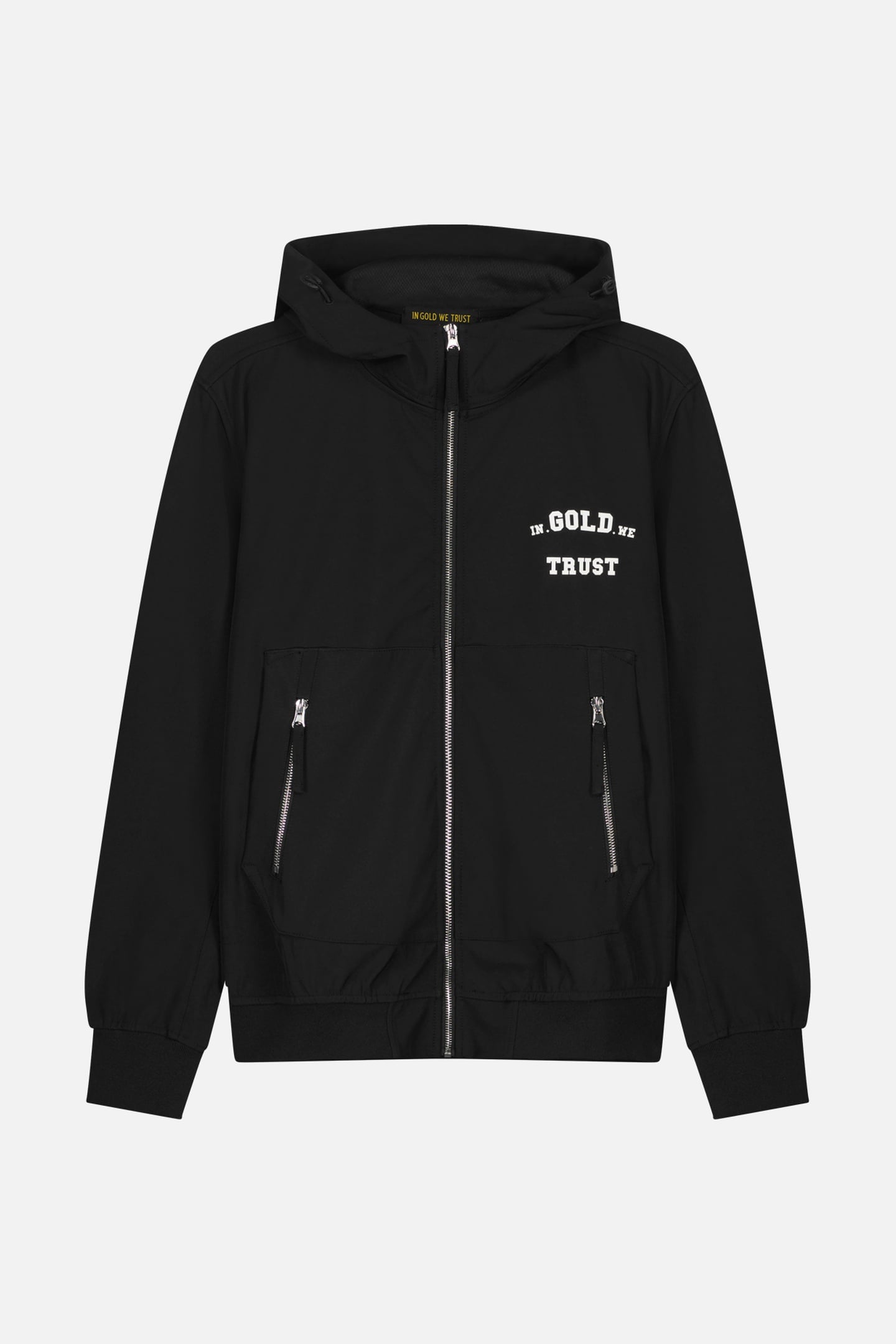 In Gold We Trust The Gift Jet Black Maat: XS | Lichte Jassen Outlet | Unisex | Zwart