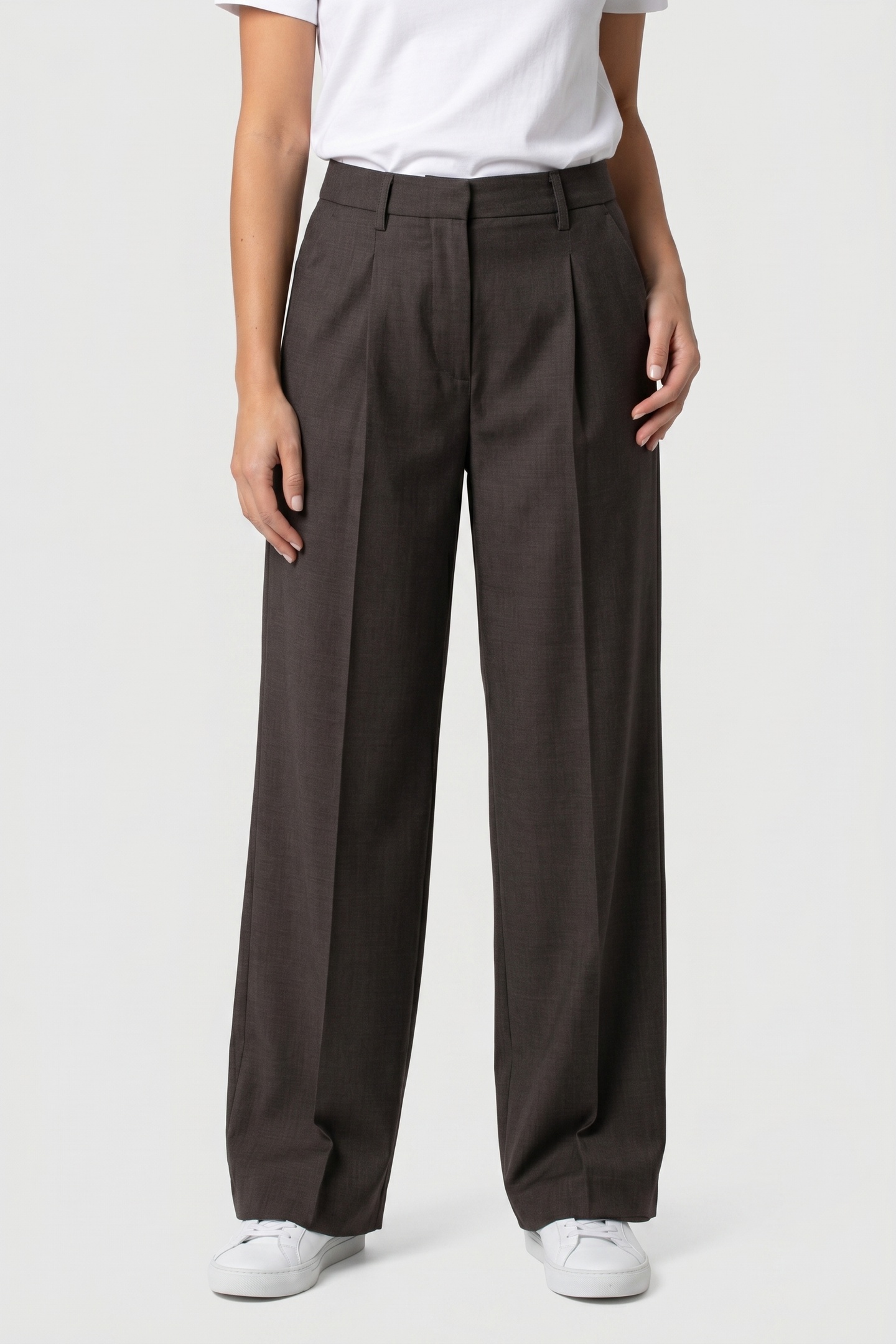Scotch & Soda Rose Tailored Pant Medium Grey Taglia: W27L30 | Pantaloni da completo Outlet | Donna | Grigio