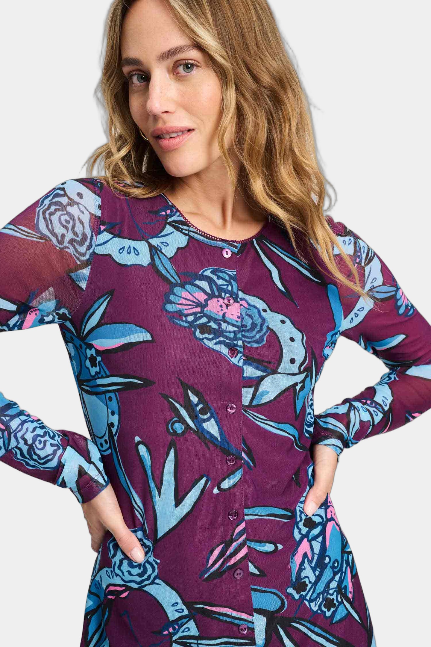 POM Amsterdam Dress - Mystic Dinner Maat: 42 | Maxi Jurken Outlet | Dames | Paars