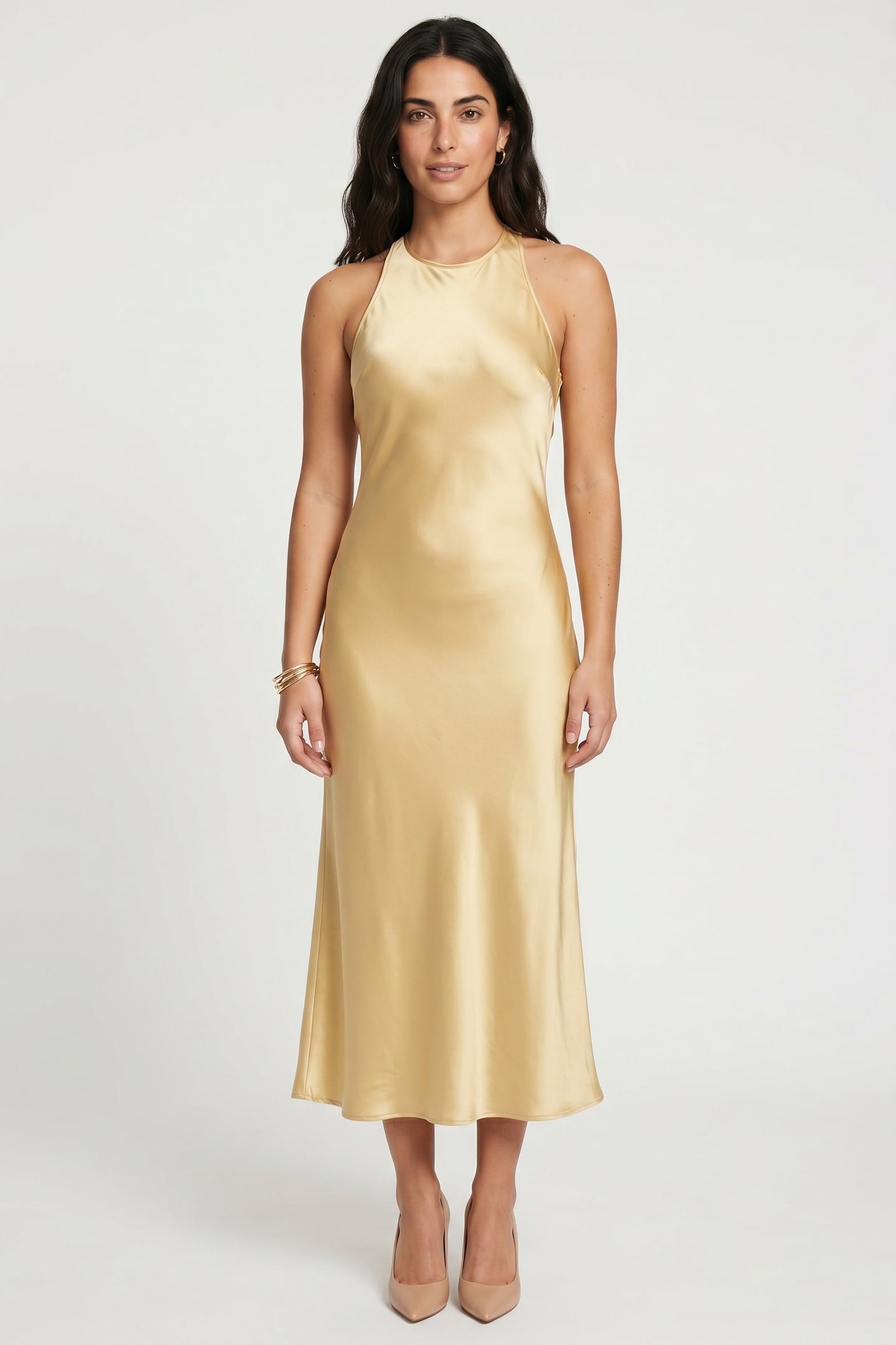 & Other Stories New Elina Dress Yellow Maat: 34 | Midi Jurken Outlet | Dames | Geel