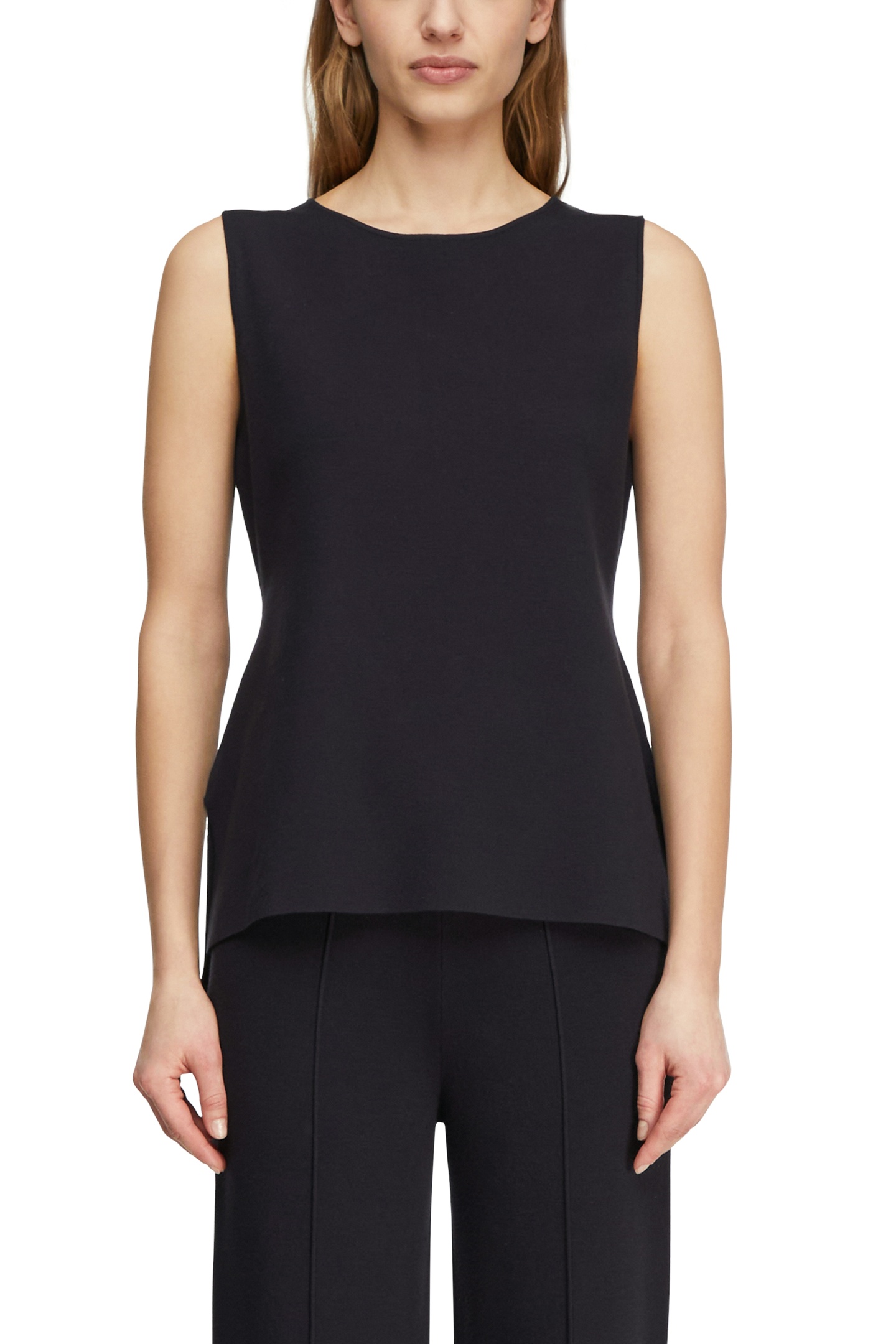 Comma  Pullover Marine Maat: 38 | Mouwloze Tops Outlet | Dames | Zwart