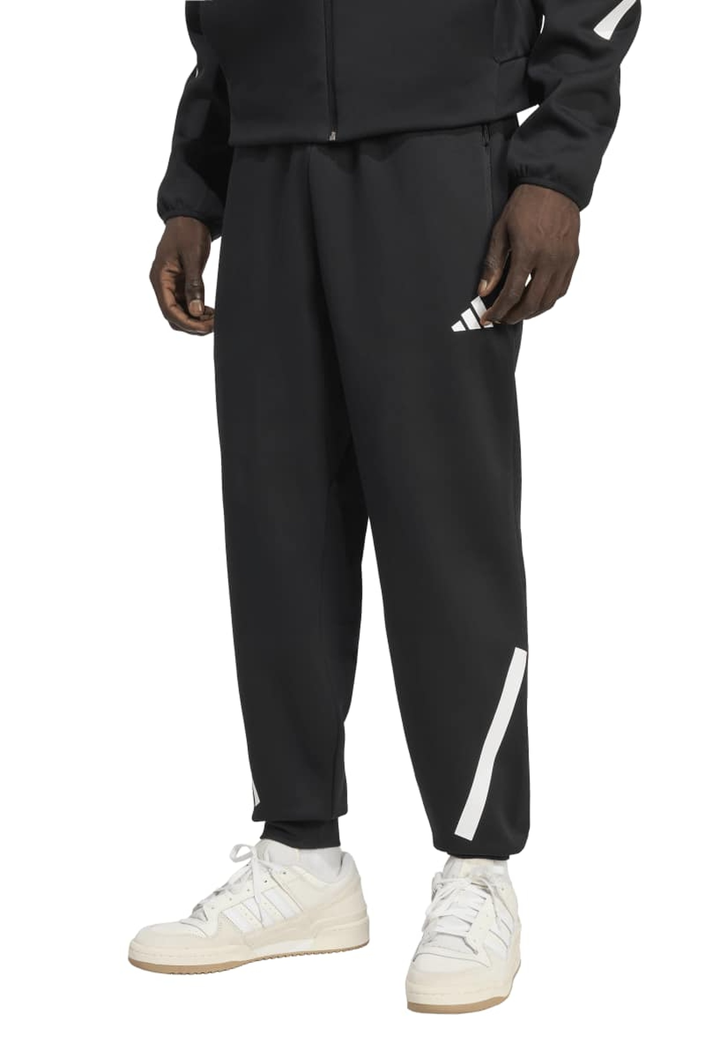 Adidas Unisex Performance Paris Basketball Travel Z.n.e. Pant Men B Maat: S | Joggingbroeken Outlet | Unisex | Zwart