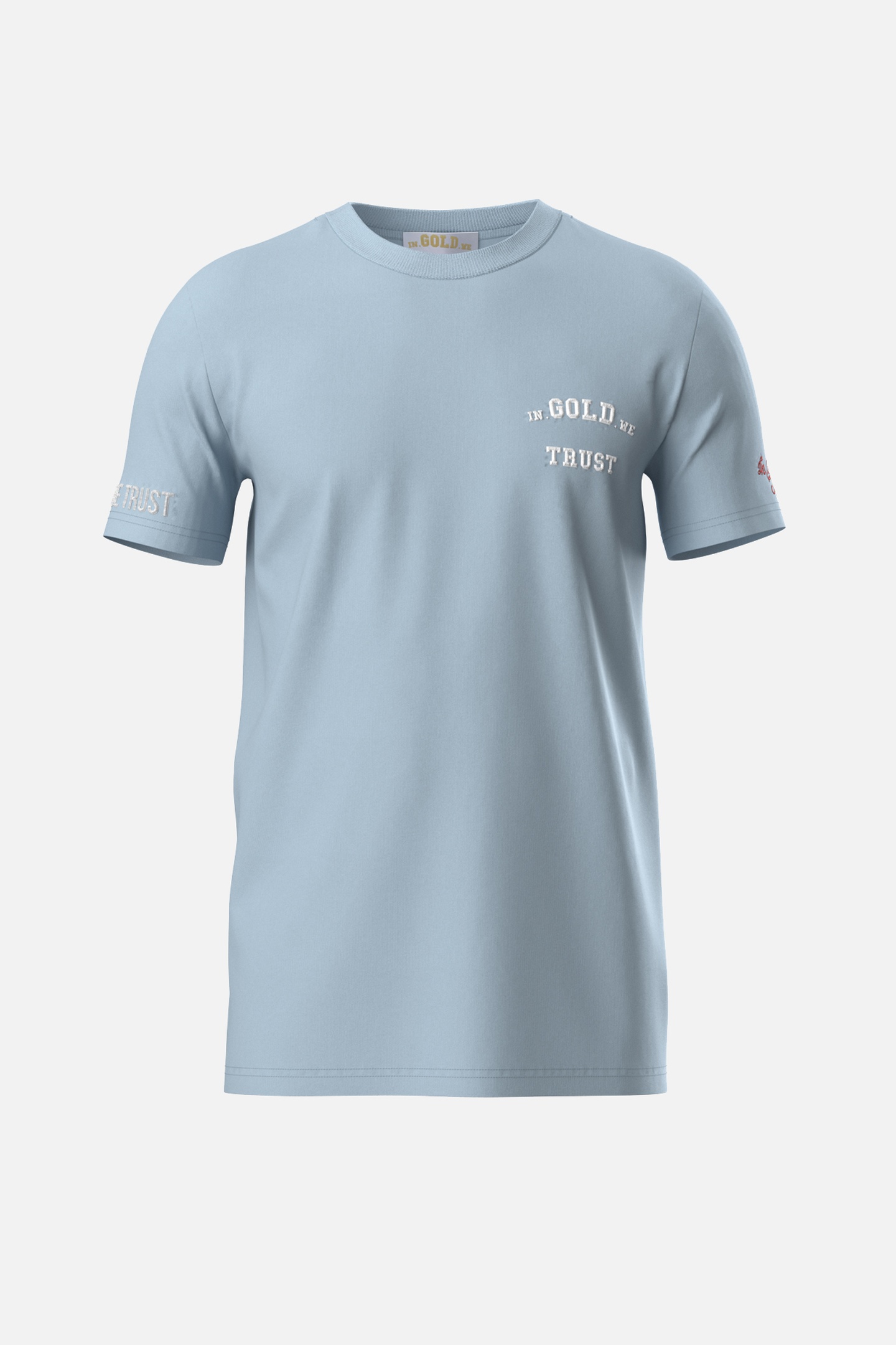 In Gold We Trust Kids The Pusha Baby Blue Maat: 3 | T-Shirts Outlet | kids | Blauw