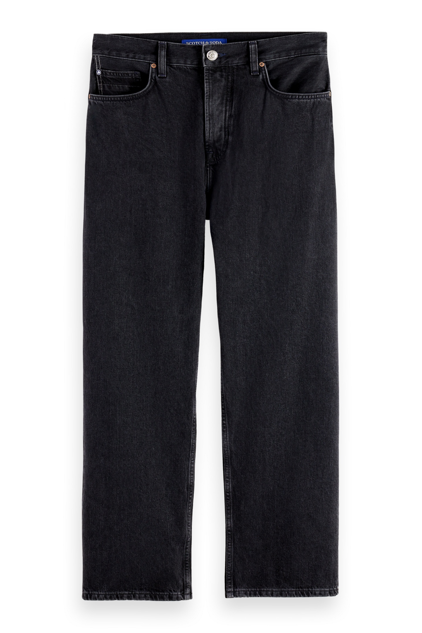 Scotch & Soda The Pitch Loose Fit Jeans Black Buzz Black Taille: W29L32 | Jeans relaxed fit Outlet | Homme | Le Noir