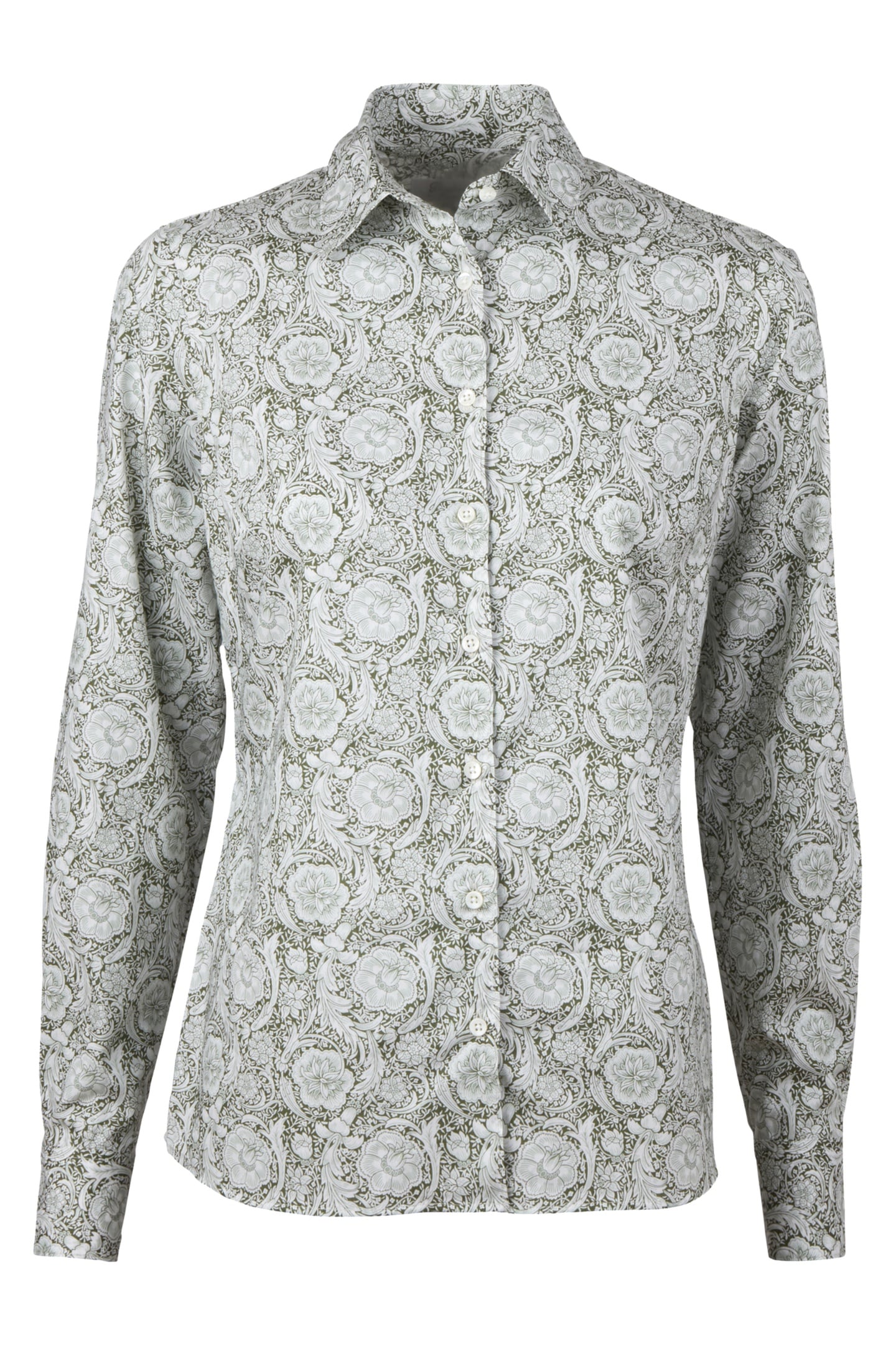 Stenströms Sofie Shirt Green Pattern Maat: 36 | Overhemden Outlet | Dames | Groen