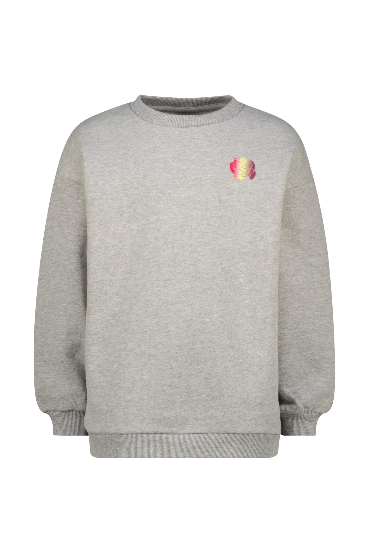 RAIZZED Girls Selia Sweater Light Grey Melee Maat: 12 | Truien Outlet | kids | Grijs