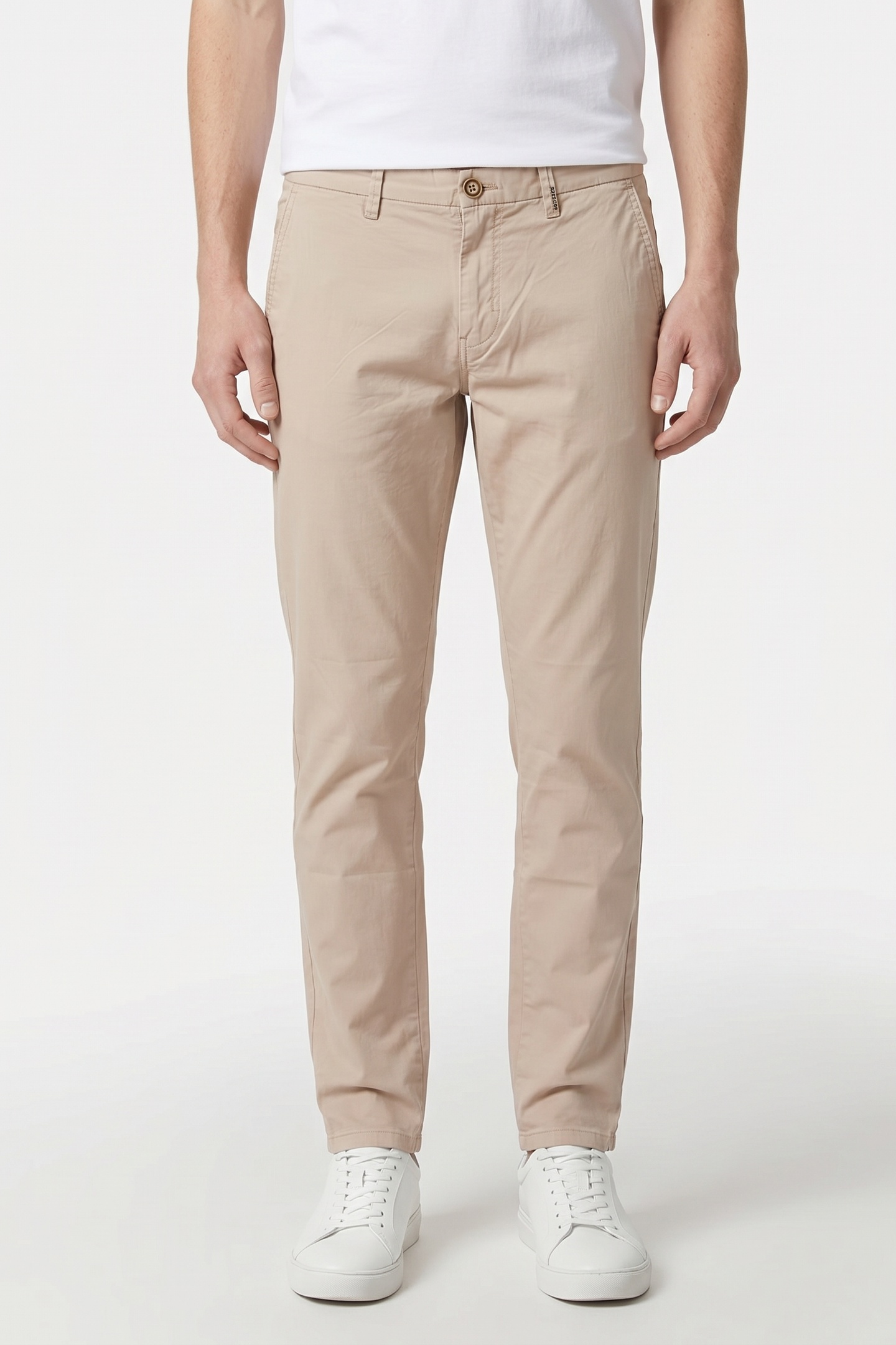 No Excess Pants Stretch Garment Dyed Cement Maat: W32L32 | Chino's Outlet | Heren | Beige