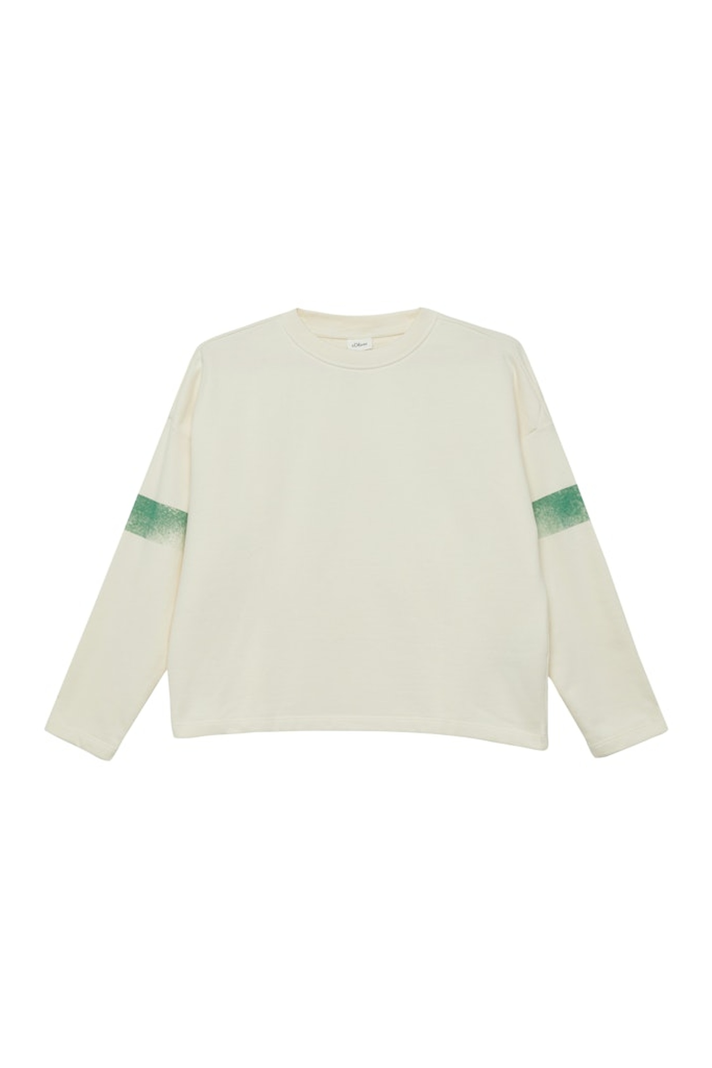 s.Oliver Sweatshirts Offwhite Maat: 170/176 | Sportkleding Outlet | Unisex | Wit