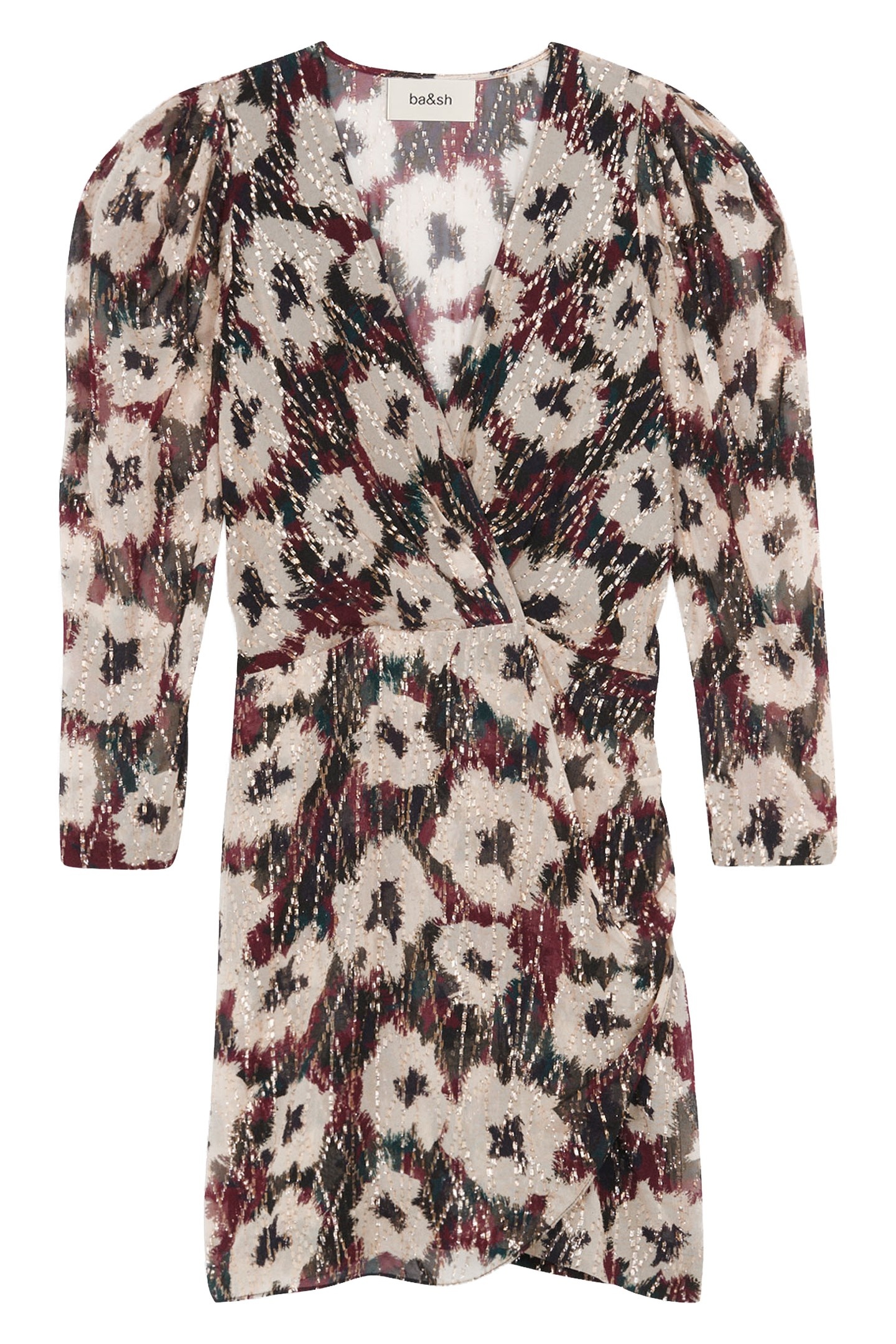BA&SH Robe Kivy Ecru Maat: L | Mini Jurken Outlet | Dames | Ecru
