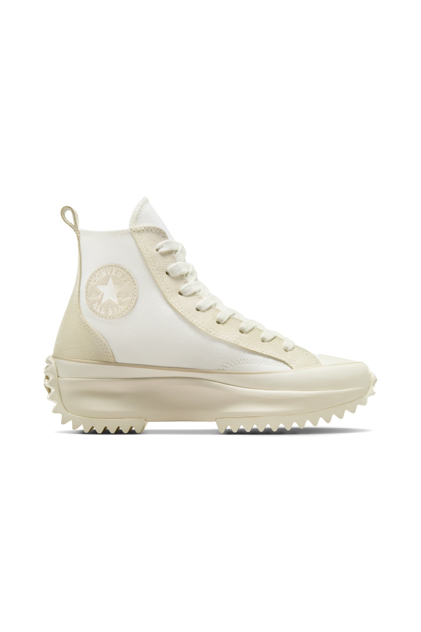 Converse Unisex Run Star Hike Hi White/vaporous Gray Maat: 37.5 | Sneakers Outlet | Unisex | Beige