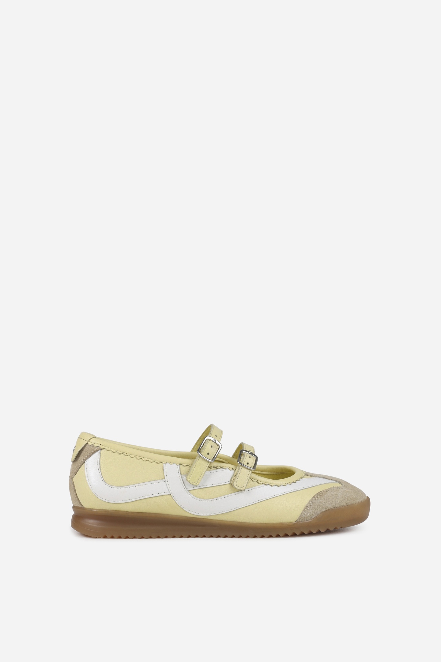 Bronx Cli-oo Sneaker Butter Yellow/off White Maat: 39 | Sneakers Outlet | Dames | Beige
