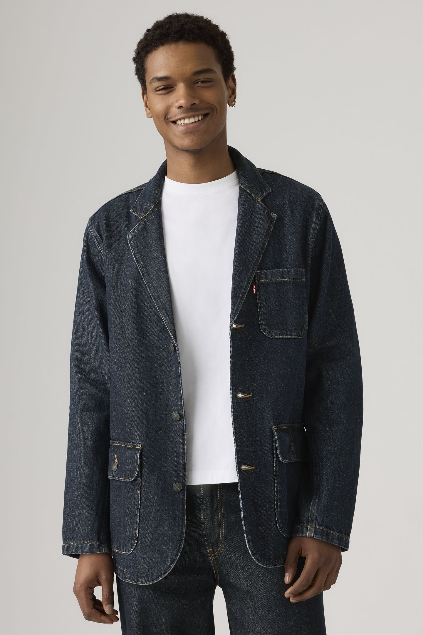 Levi's Presidio Blazer Maat: L | Spijkerjassen Outlet | Heren | Blauw