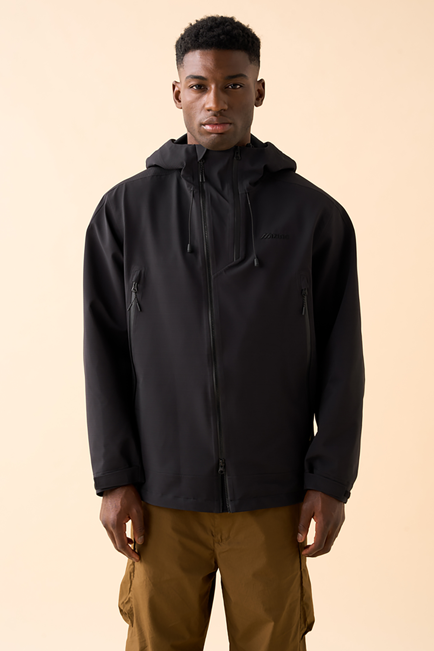 Mizuno Unisex Sl Tech Hard Sheel Jacket Black Maat: XL | Regenjassen Outlet | Unisex | Zwart
