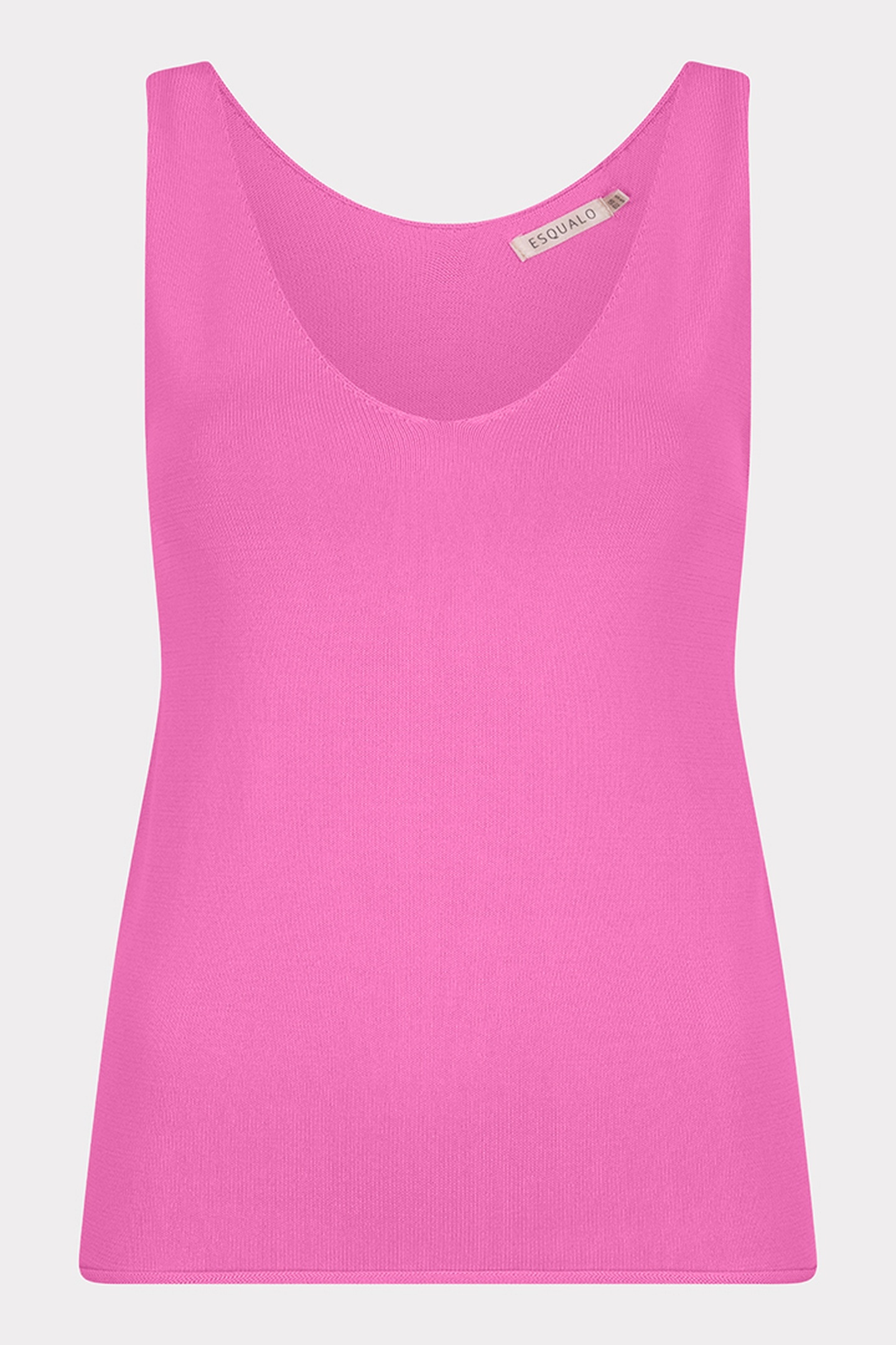 EsQualo Top Singlet Pink Maat: S | Mouwloze Tops Outlet | Dames | Roze