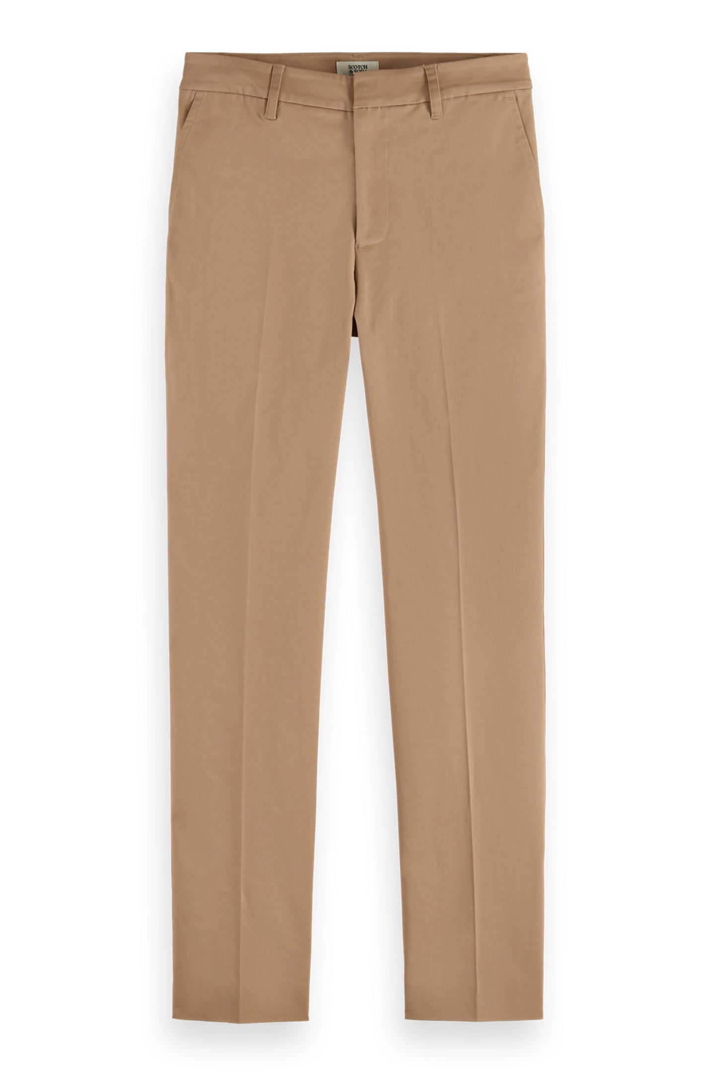 Scotch & Soda Abott Chino Pant Sand Maat: W28L32 | Pantalons Outlet | Dames | Beige