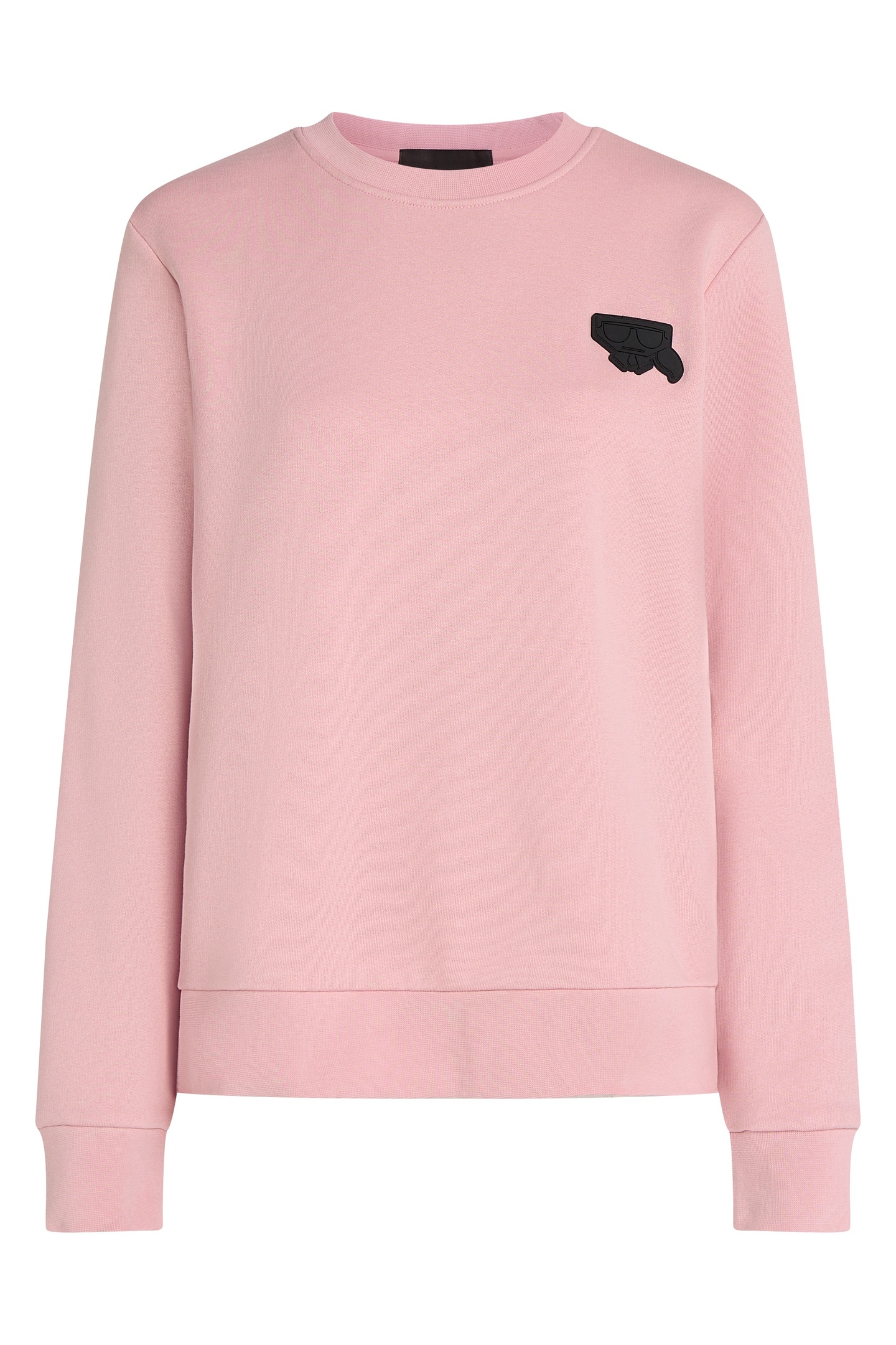 Karl Lagerfeld Kocktail Rubber Patch Sweat Pink Nectar Taglia: S | Maglie a manica lunga Outlet | Donna | Rosa