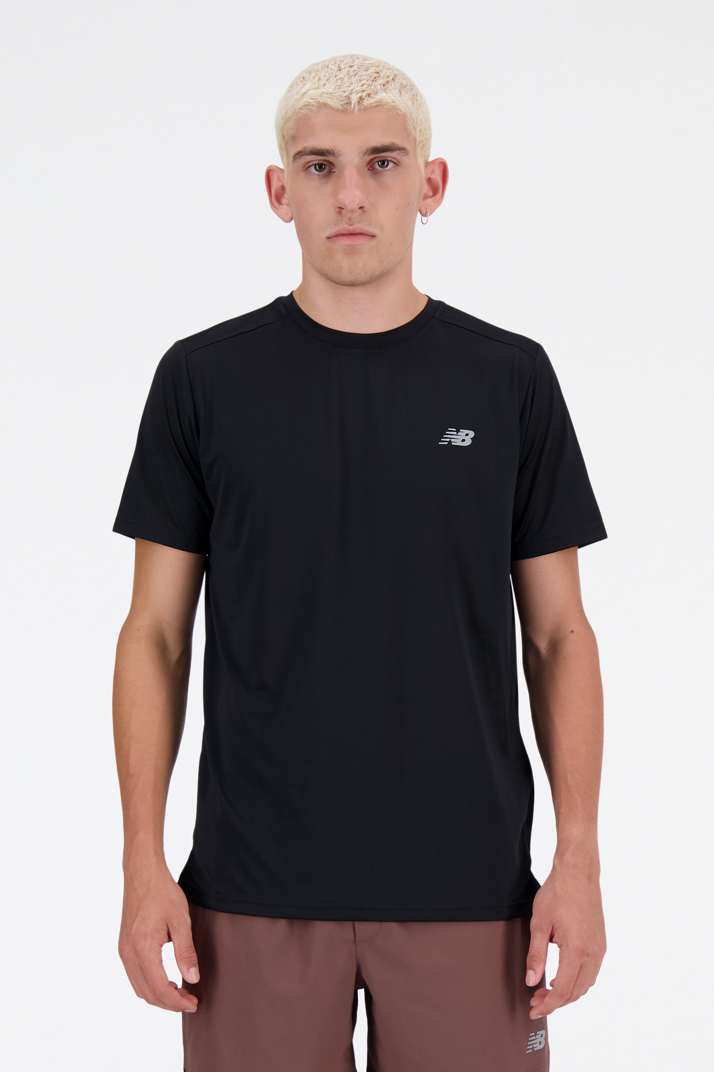 New Balance Sport Essential T-shirt Black Maat: XXL | Basic T-Shirts Outlet | Heren | Zwart