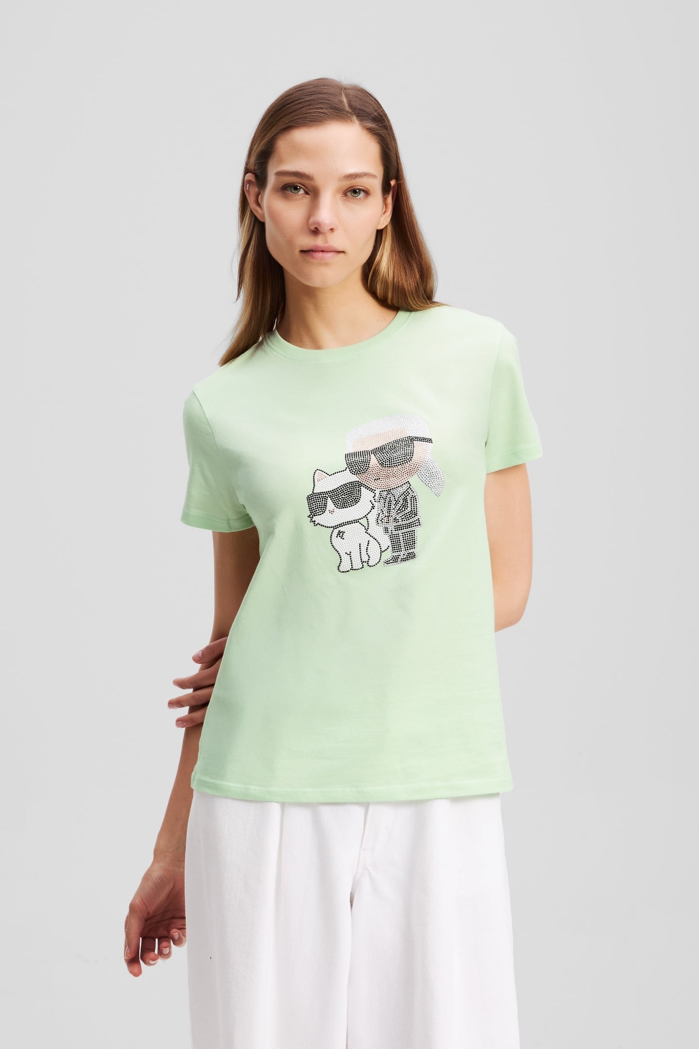 Karl Lagerfeld Ikon Rs Duo T-shirt Spray Maat: S | Tops Outlet | Dames
