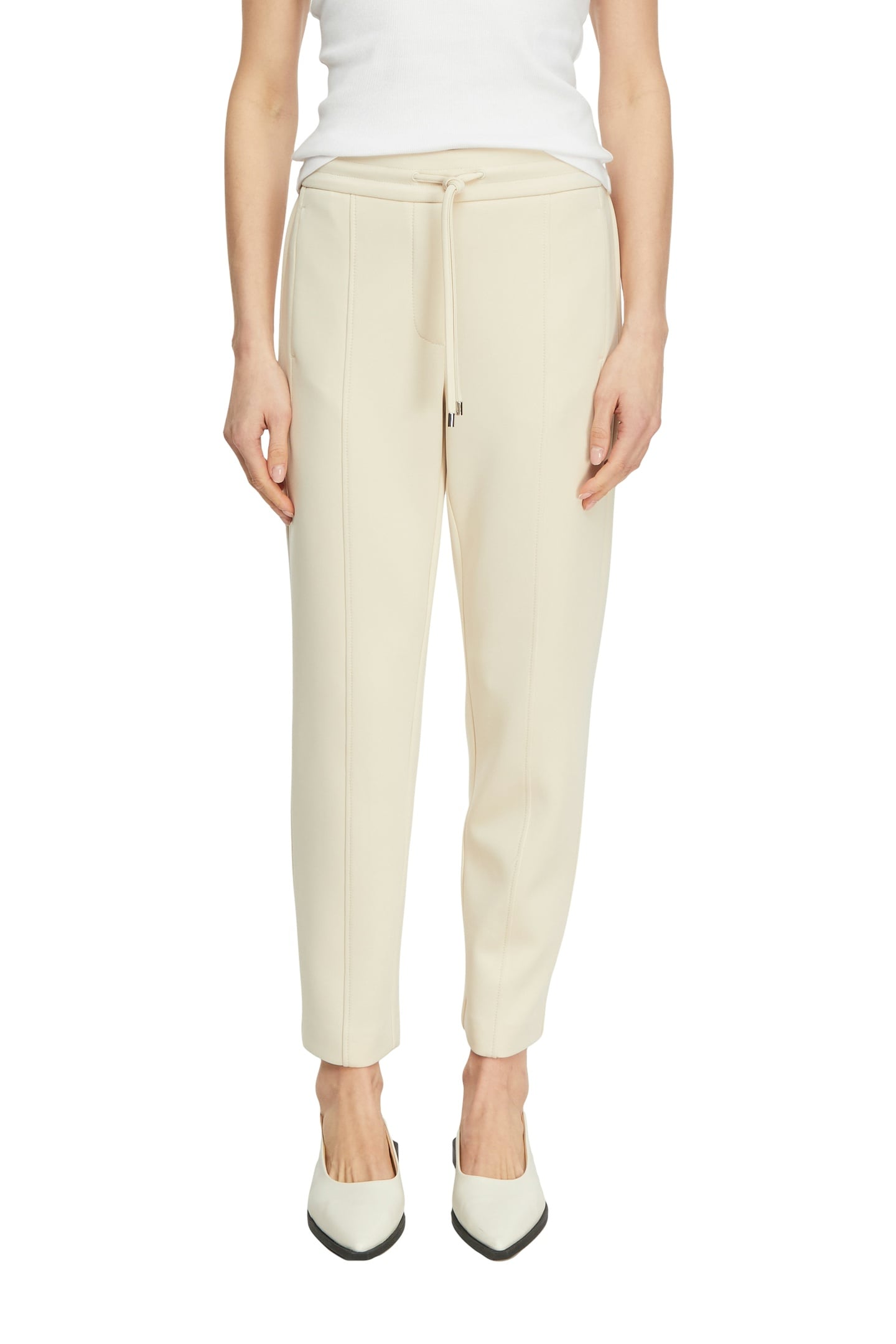 Comma  Pants Beige Maat: W38 | Pantalons Outlet | Dames | Beige