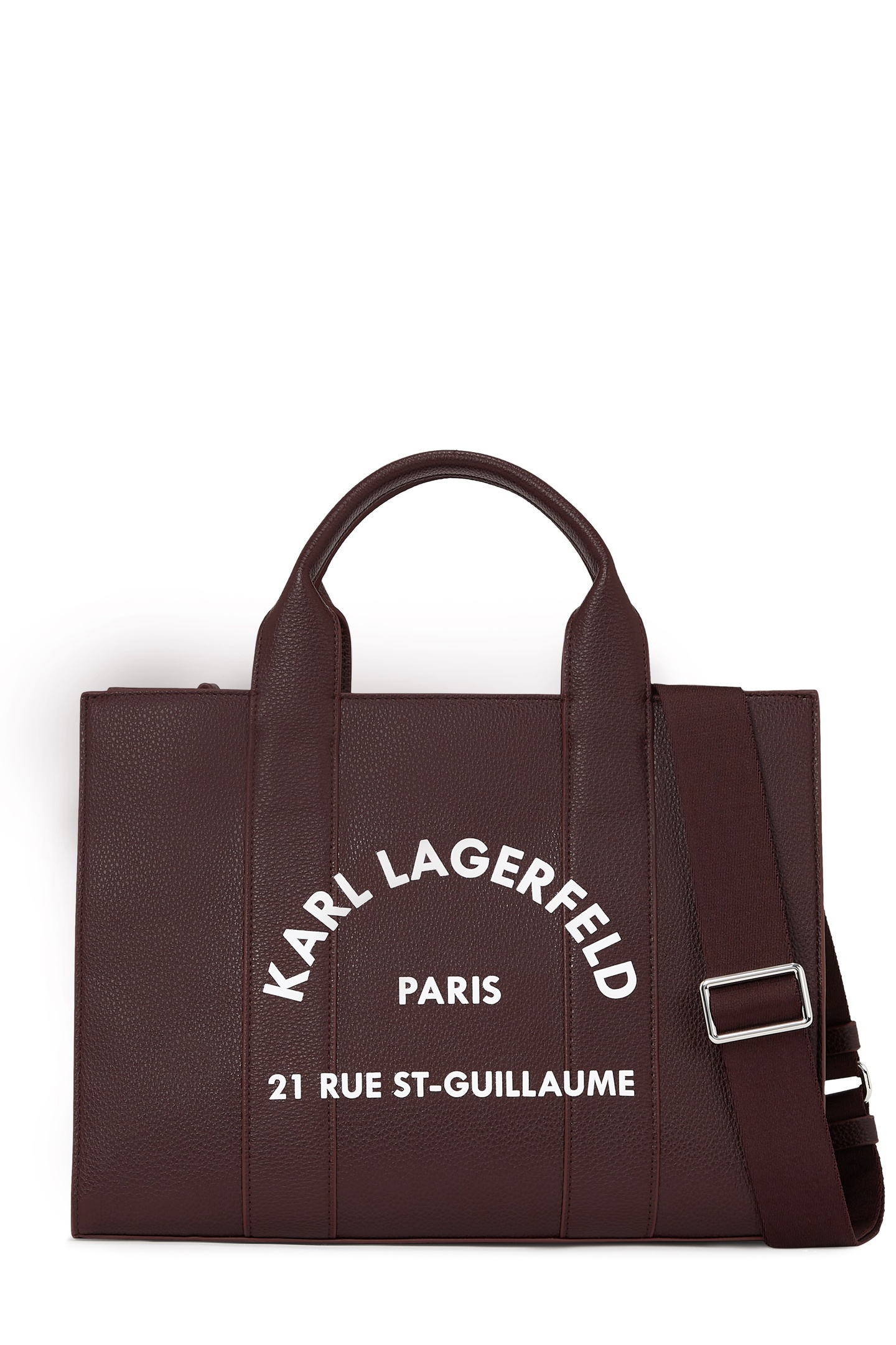 Karl Lagerfeld K/rsg Pebble Square Med Tote Tobacco Maat: OS | Shoppers Outlet | Dames | Bruin