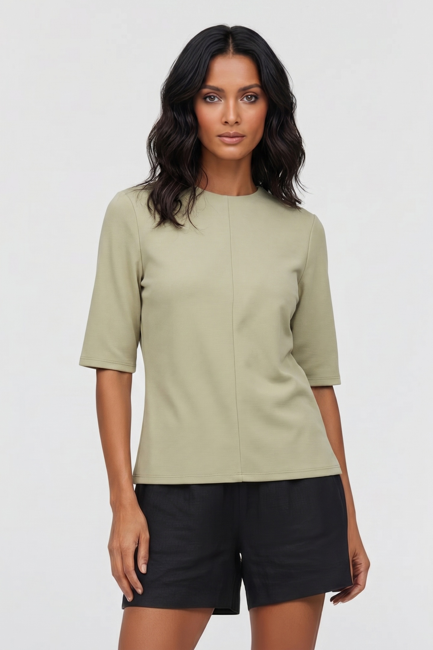 Odd Muse Knitted Top Pistachio Maat: L | Longsleeves Outlet | Dames | Bruin